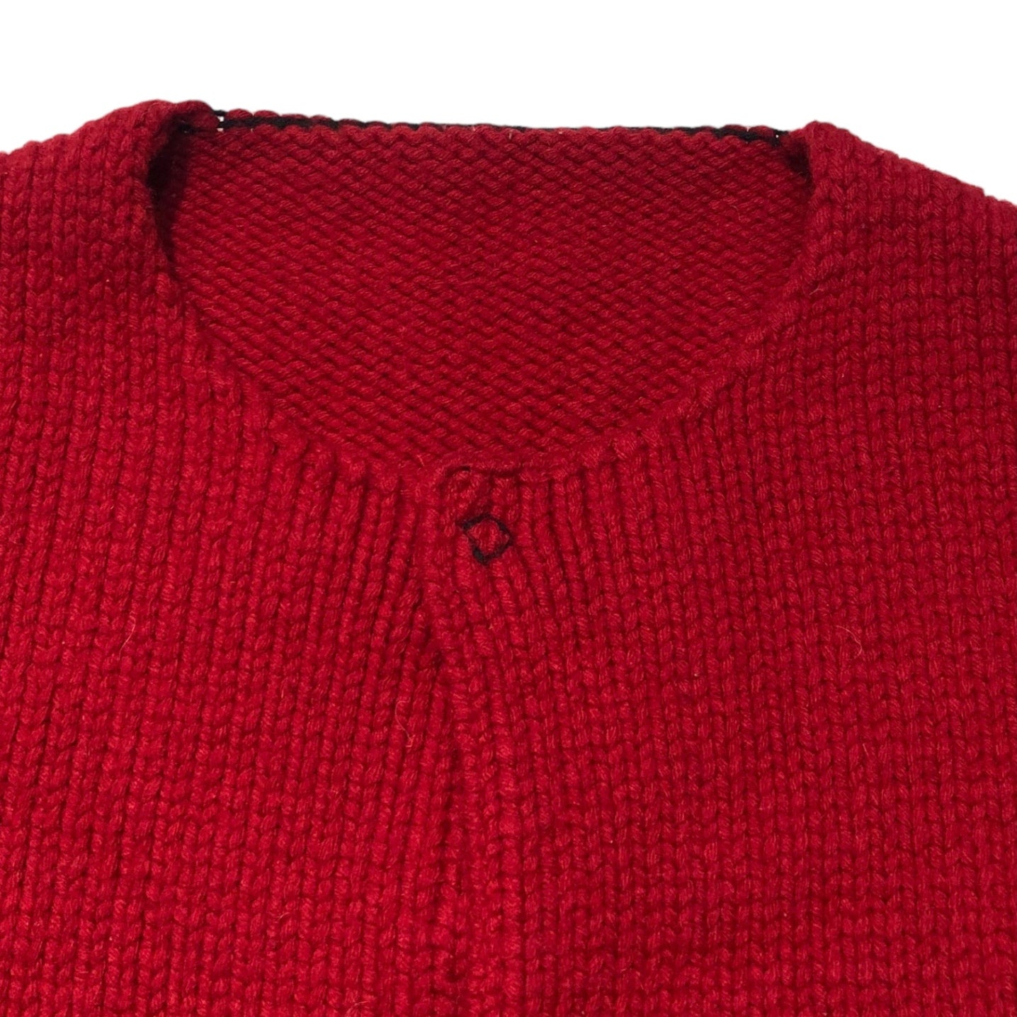 SUNSEA(サンシー) 17AW reversible knit cardigan リバーシブル ニット カーディガン - レッド