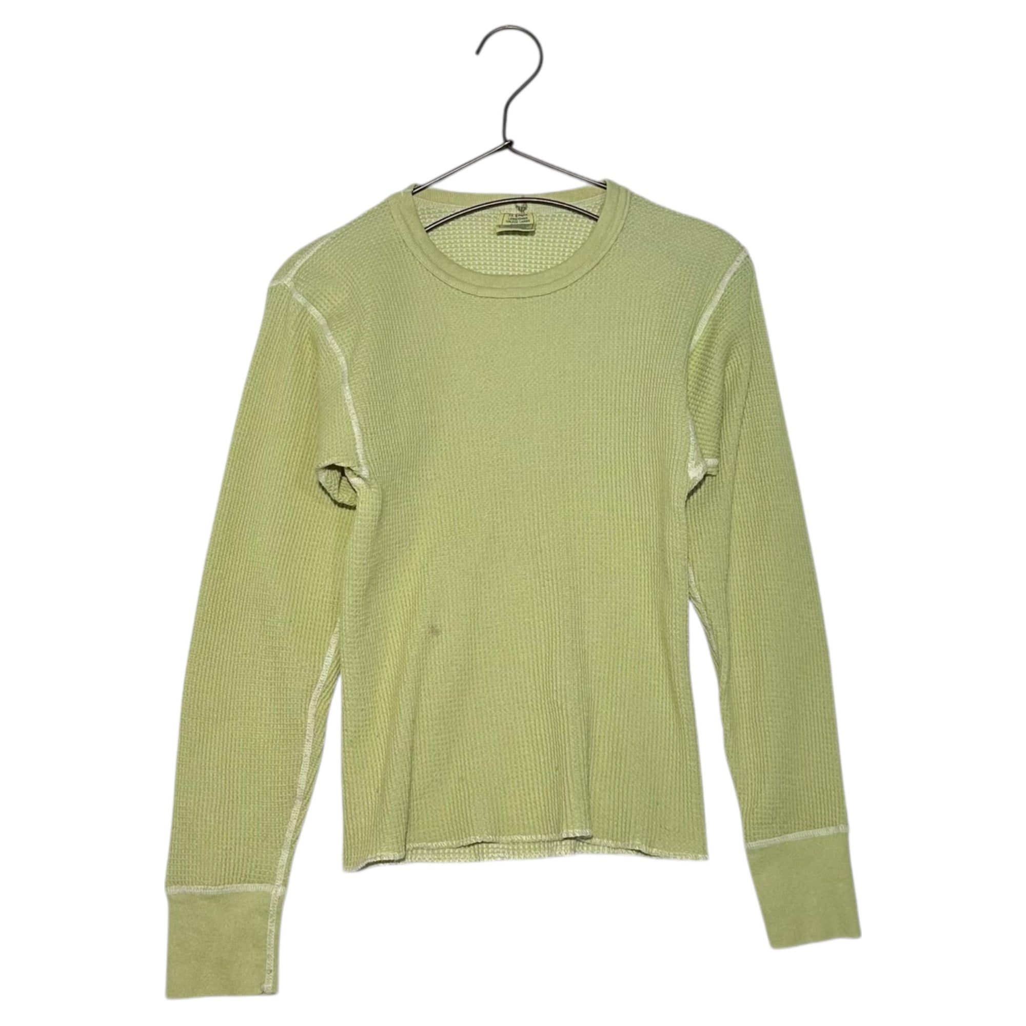 VINTAGE(ヴィンテージ) J.E MORGAN waffle thermal tops ワッフル生地サーマルカットソー 34-36 グリーン