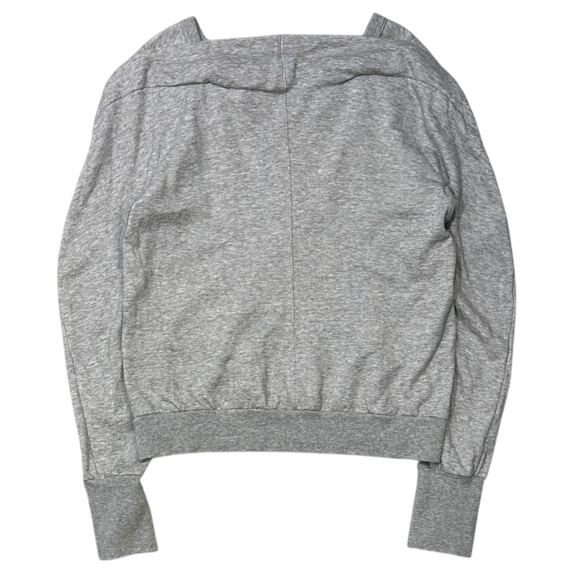 divka(ディウカ) Cotton Asymmetrical Boatneck Sweatshirt コットン 変形 ボートネック スウェット DK20-CS02-T02 2(M程度) グレー
