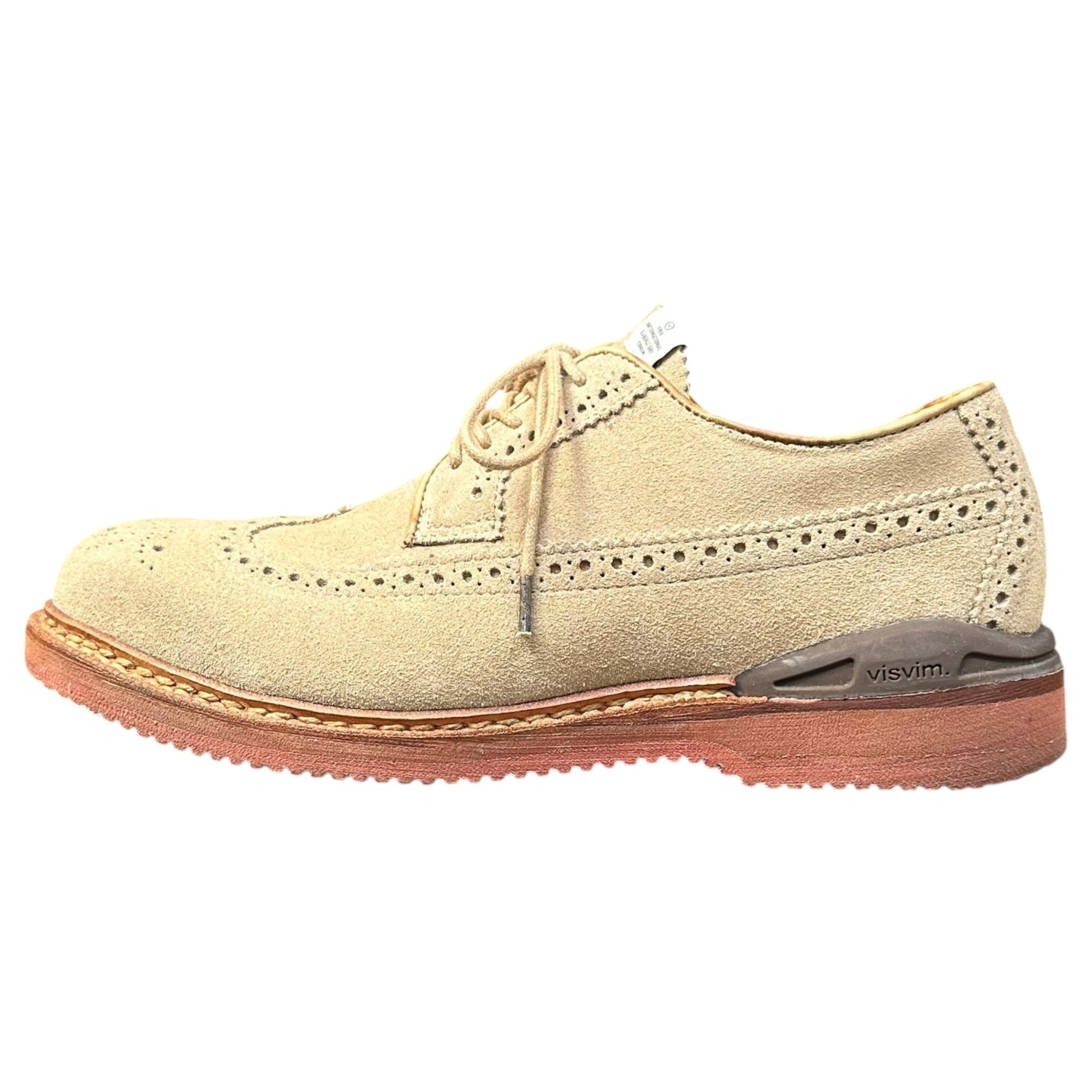 VISVIM(ビズビム/ヴィズヴィム) 2011AW PATRICIAN WT-FOLK SAND パトリシアン ウィングチップ フォルク 316078 US9(27.0cm程度) ベージュ オックスフォード シューズ スウェード