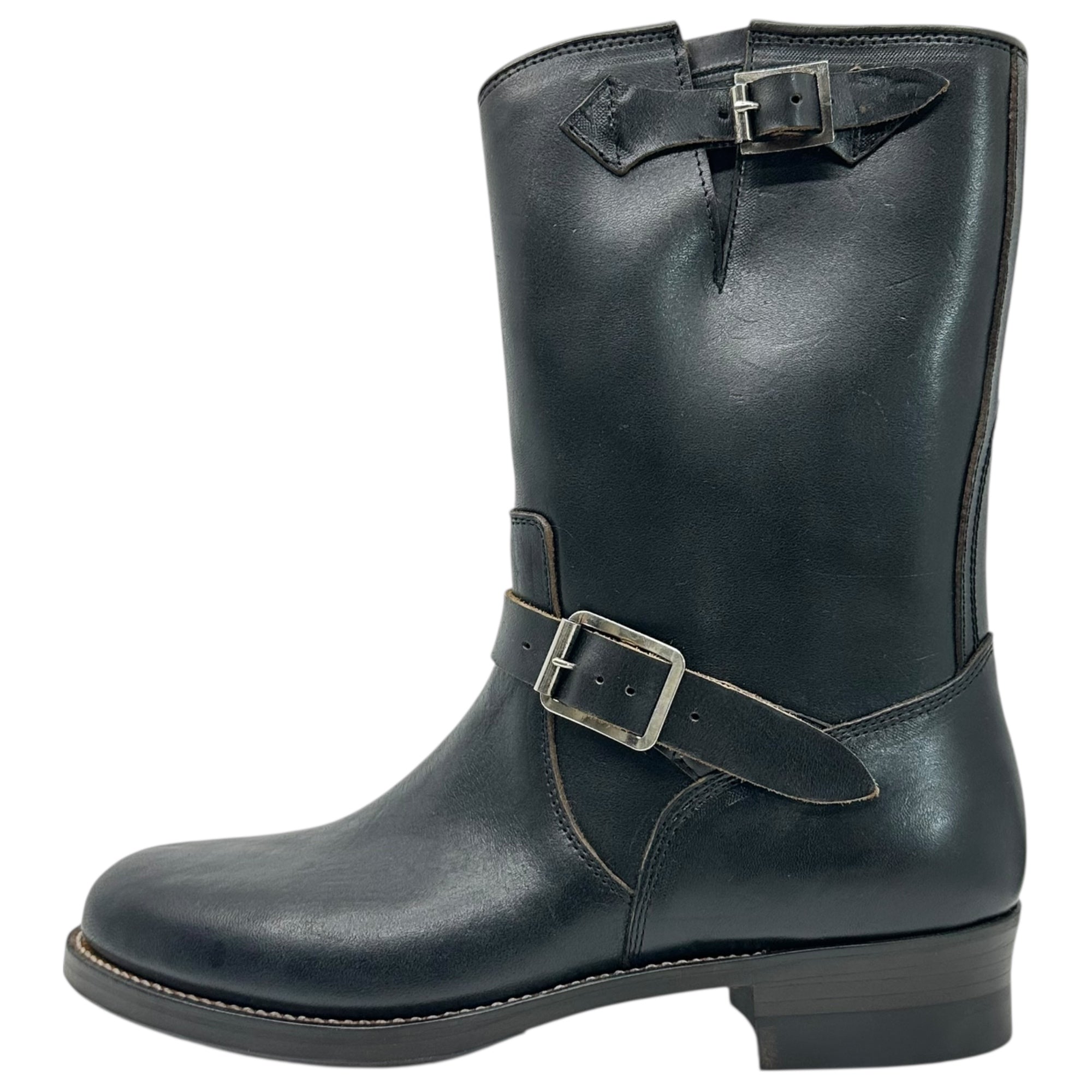 JELADO the BOOTED(ジェラード ザ ブーテッド) Engineer Boots ”Type1” Black Horsebutt エンジニア ブーツ タイプ1 茶芯 JB94901 8 1/2(26.5cm程度) ブラック ワークブーツ レザー