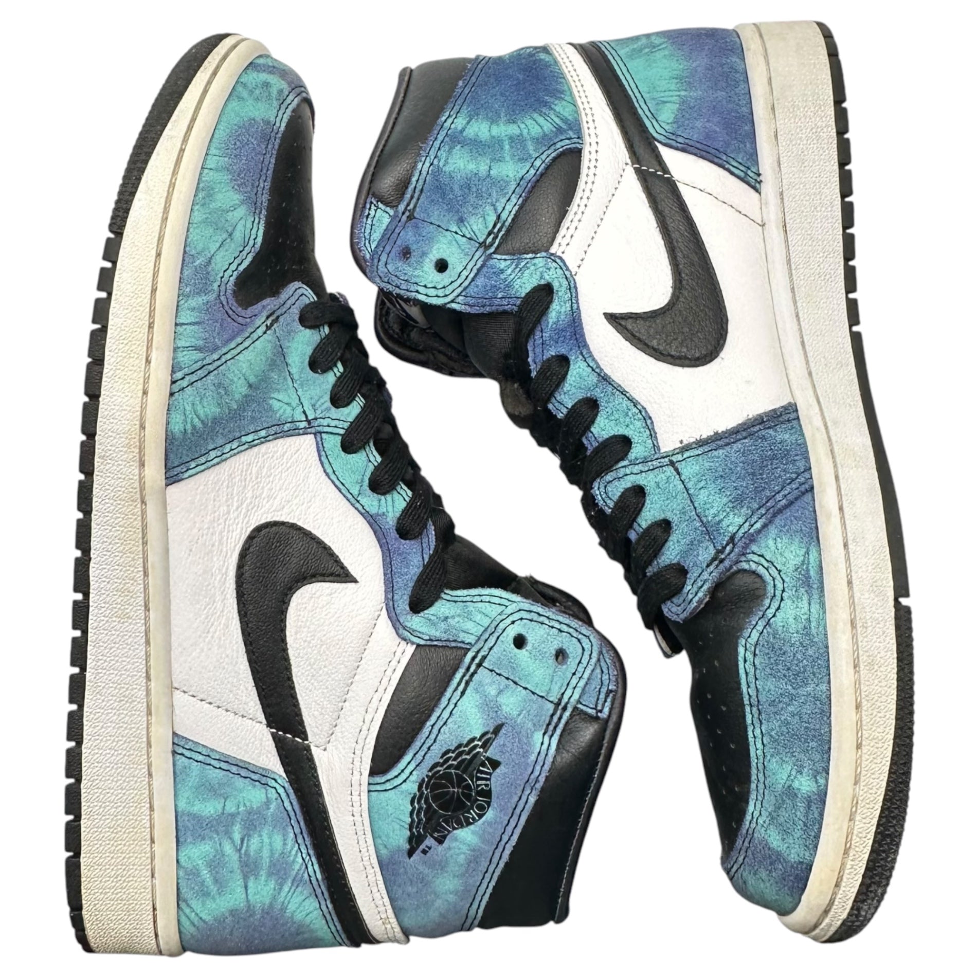 NIKE(ナイキ) Women's Air Jordan 1 High OG "Tie-Dye" ウィメンズ エアジョーダン1 ハイ OG タイダイ CD0461-100 27cm ブルー×ブラック