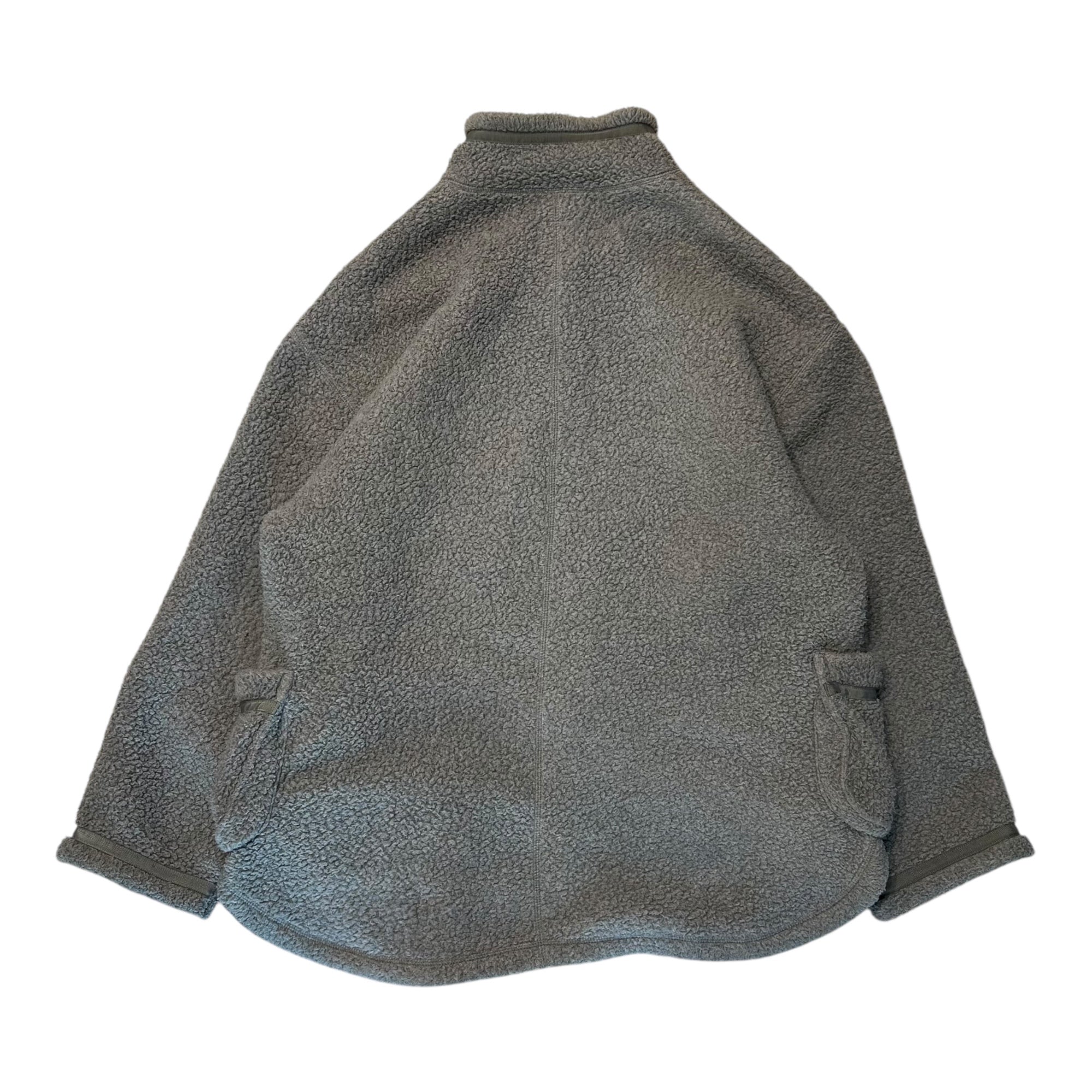 Porter Classic(ポータークラシック) BLOOM&BRANCH 別注 Fleece Shirt Coat Exclusive フリース シャツ コート 2 グレー カバーオール ジャケット ボア