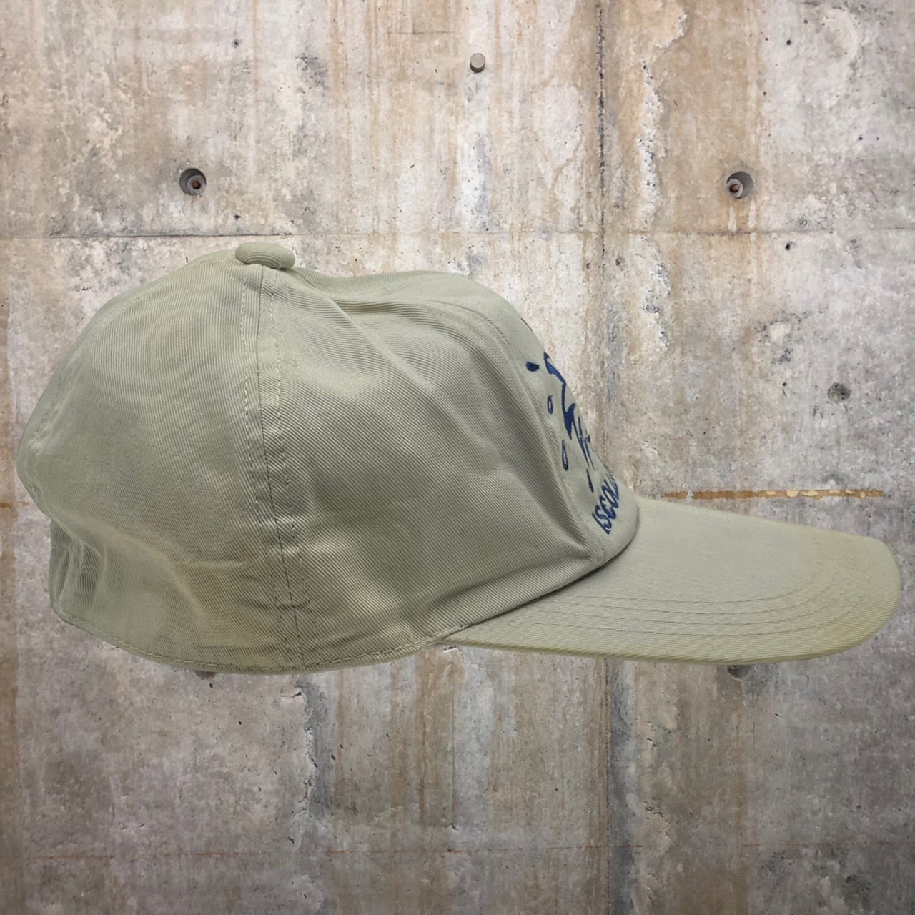 i.s. ISSEY MIYAKE(アイエス イッセイミヤケ) 80's "ISCOLLECTION"logo cap/ロゴキャップ ベージュ IS 80s