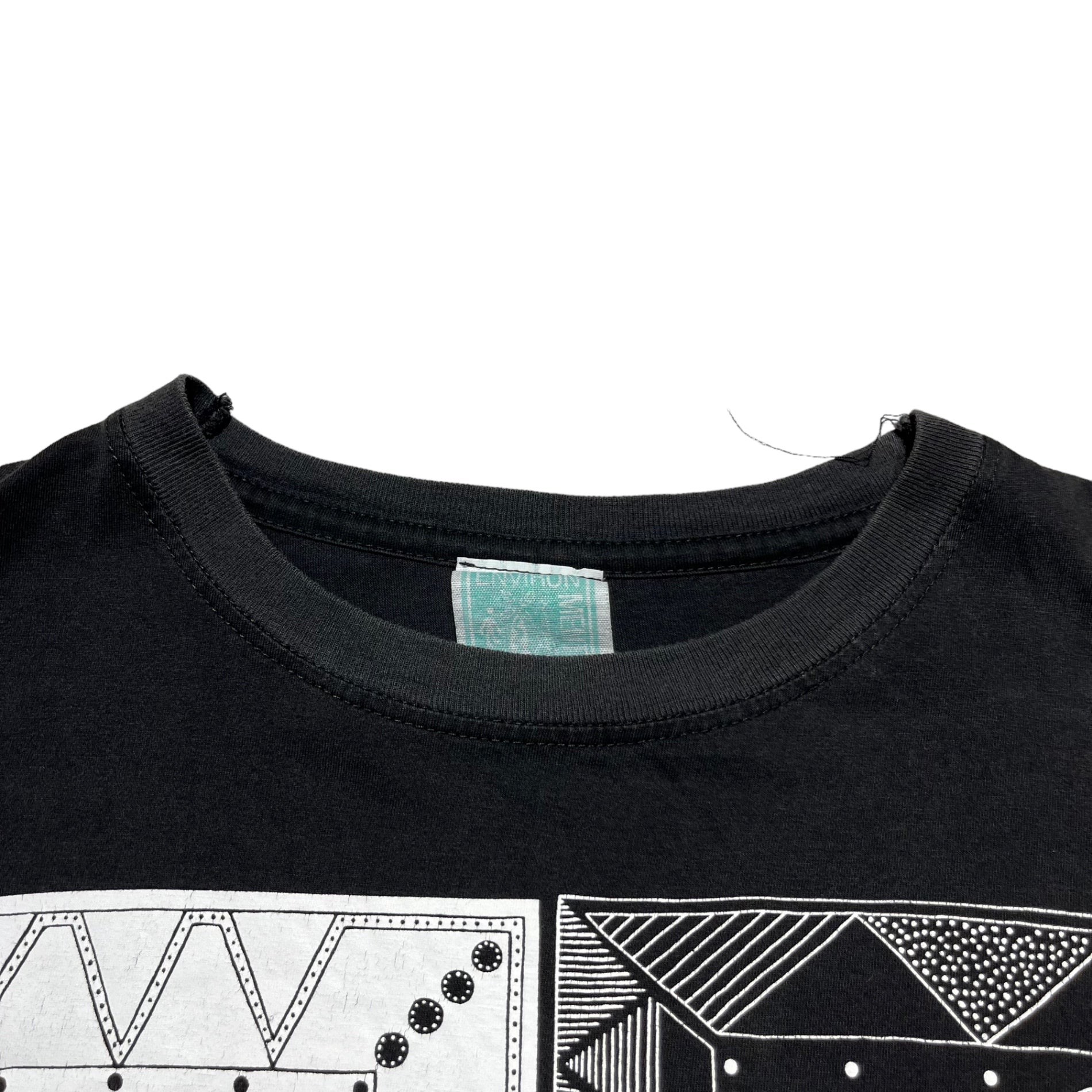 VINTAGE(ヴィンテージ) 00's ZIMBABWE TEE ジンバブエ Tシャツ ブラック×ホワイト