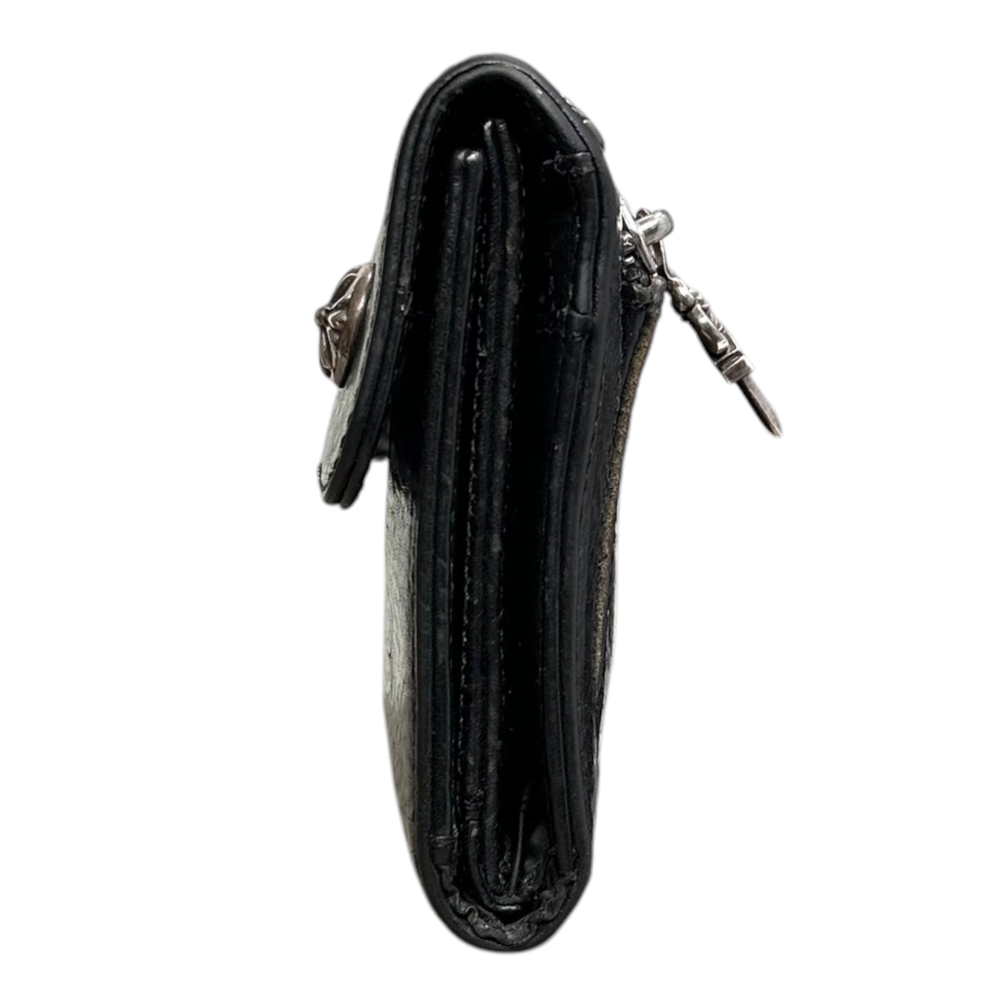 CHROME HEARTS(クロムハーツ) CH Cross Wave Wallet CHクロス ウェーブ ウォレット 財布 ブラック
