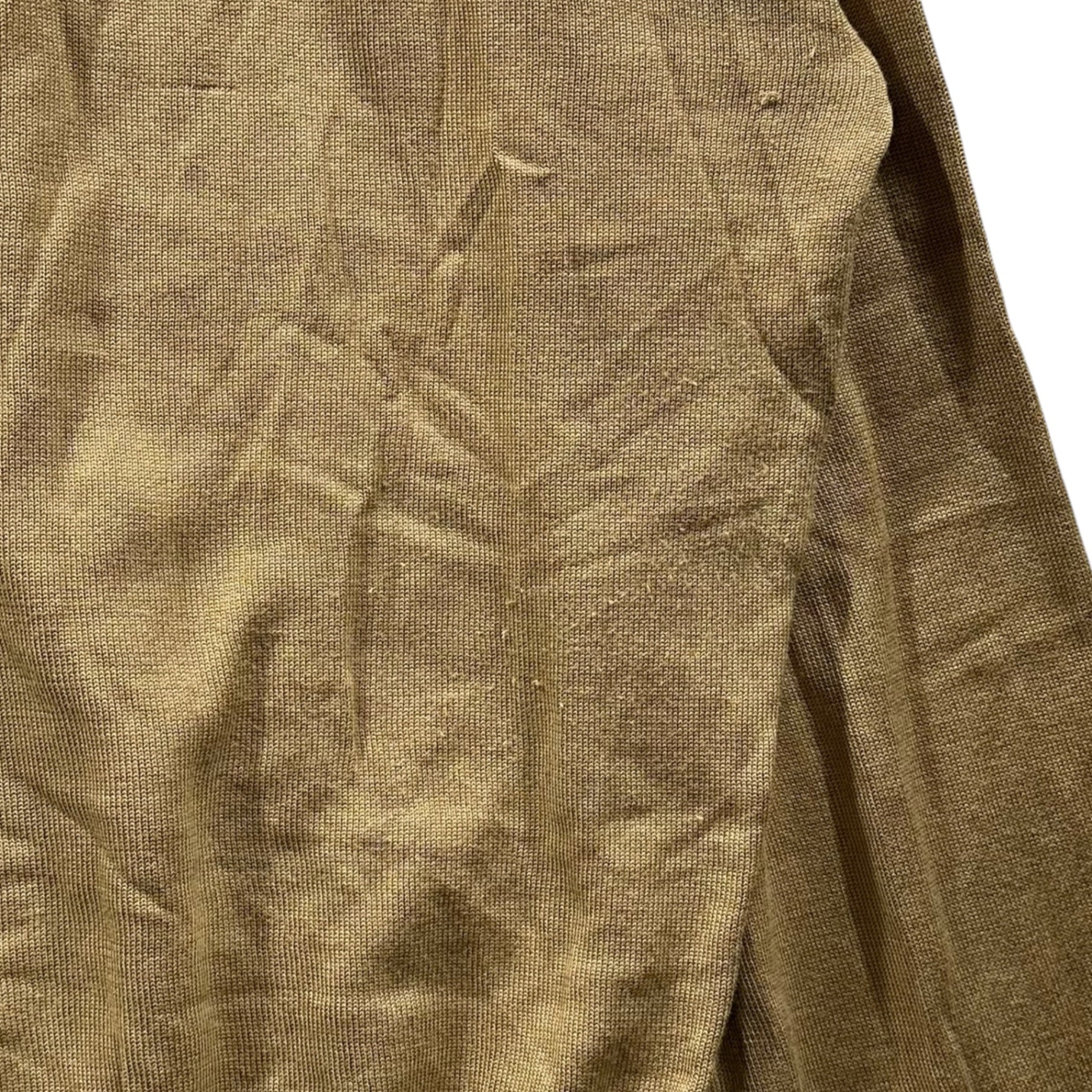 PRONTO UOMO(プロントウオモ) 90's Mock neck long sleeve knit silk blend モックネック 長袖 ニット シルク混 XL ベージュ ヴィンテージ