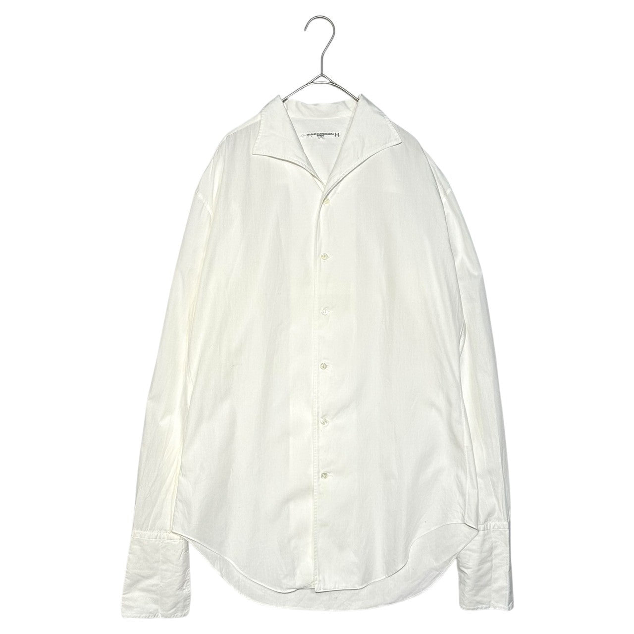 MASAKI MATSUSHIMA HOMME(マサキマツシマオム) 00's Cotton Italian collar cuff shirt コットン イタリアン カラー カフス シャツ HRC-02120 3(L程度) ホワイト 長袖