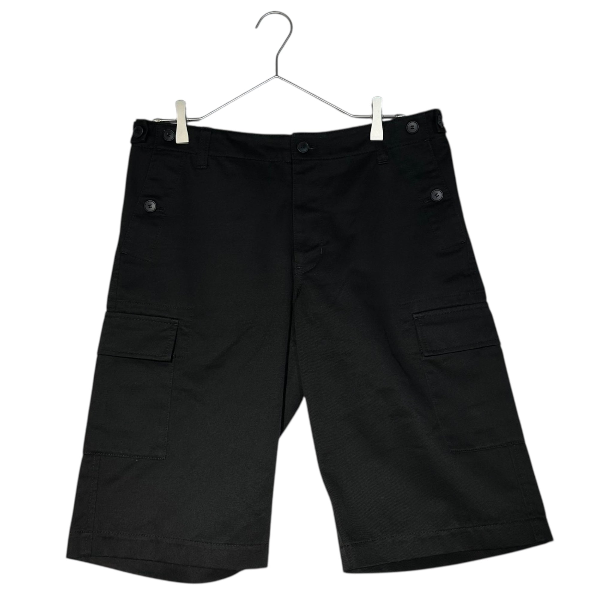 tricot COMME des GARCONS(トリココムデギャルソン) 10SS Poly-cotton cargo shorts ポリコットン カーゴ ハーフパンツ TE-P022 M ブラック AD2009