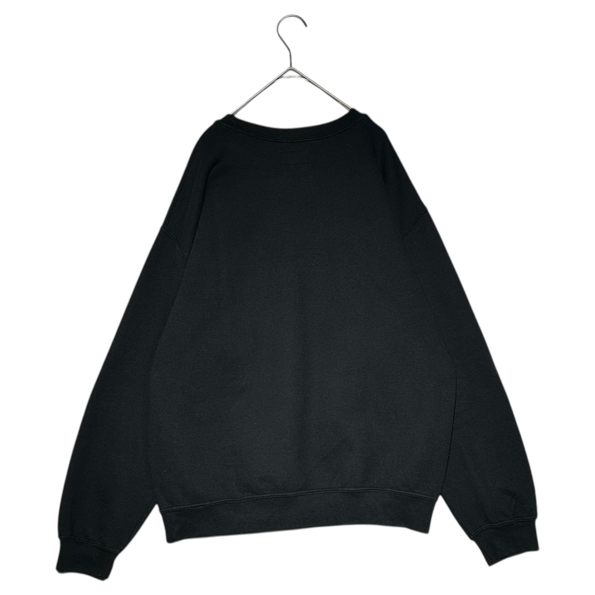 WACKO MARIA(ワコマリア) One-Point Logo Embroidered Crew Neck Sweatshirt ワンポイント ロゴ刺繍 クルーネック スウェット M ブラック