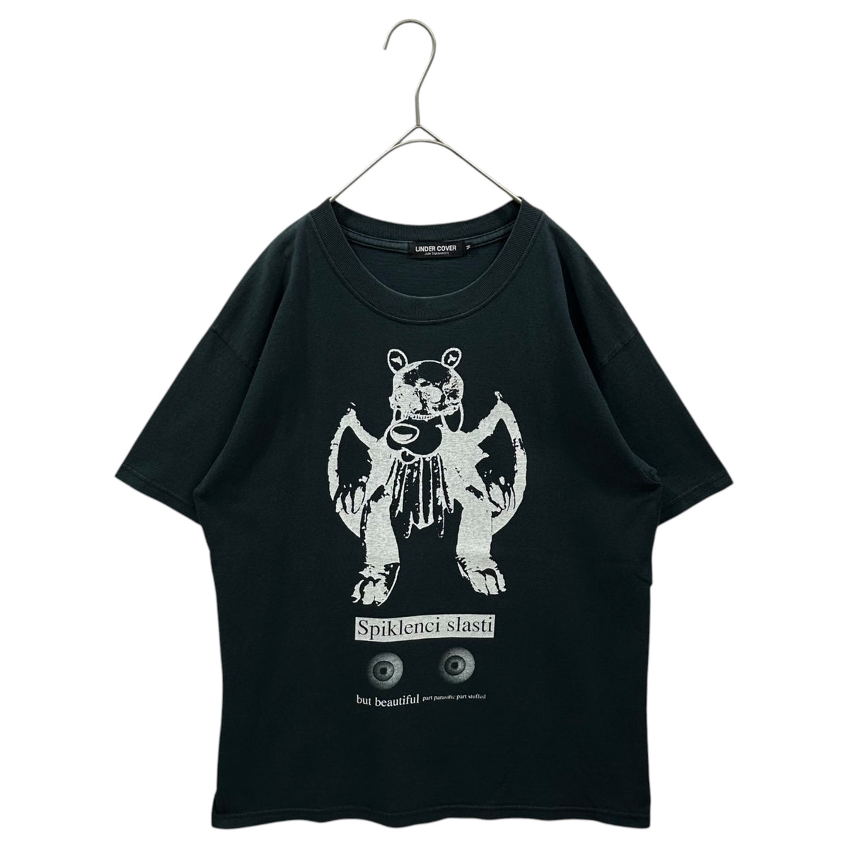 UNDERCOVER(アンダーカバー) 2004AW SPIKLENCI SLASTI Print T-Shirt 快楽の漸進 プリント Tシャツ M ブラック スミクロ