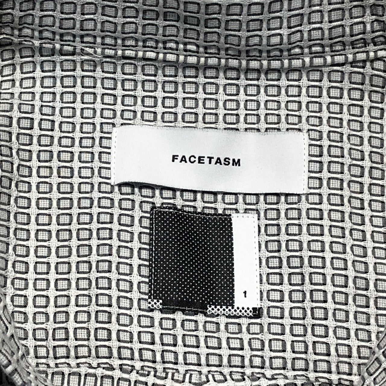 FACETASM(ファセッタズム) ASYMMETRIC GILET SHIRT 長袖 シャツ MORK-SH-W04 1(S) グレー