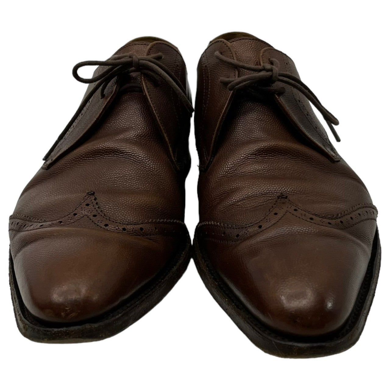 CHEANEY(チーニー) ウィングチップ レザー シューズ 7 1/2(26.5cm程度) ブラウン ドレス 革靴