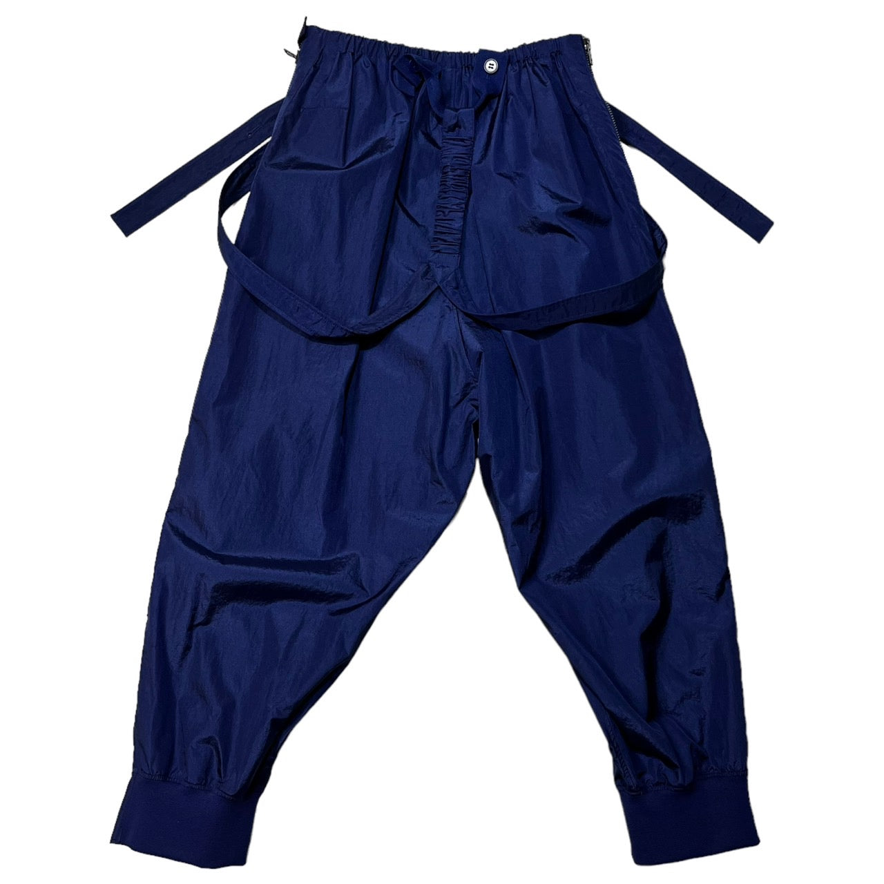 Y-3(ワイスリー) ech Nylon Silk Suspender Tracksuit Bottoms/パラシュートパンツ HB3365 S ネイビー