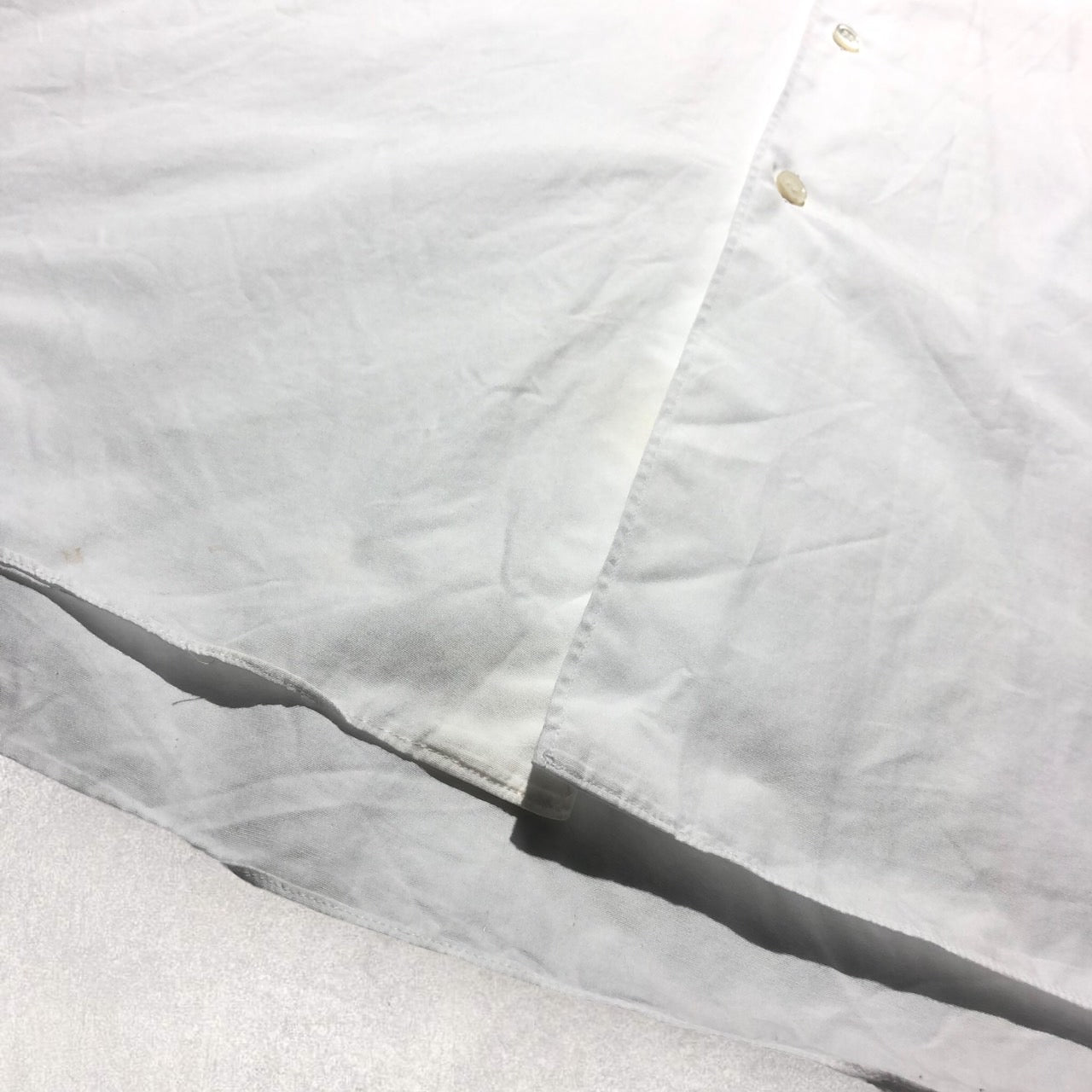 PLAY COMME des GARCONS(プレイコムデギャルソン) オーバーサイズハートロゴシャツ AZ-B002 M ホワイト AD2007