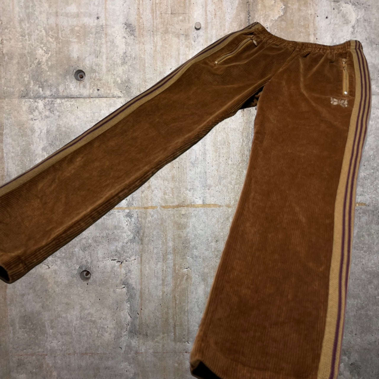 NEEDLES(ニードルズ) 19AW Narrow Track Pants/トラックパンツ FK381 XS ブラウン フリークスストア別注 ニードルス