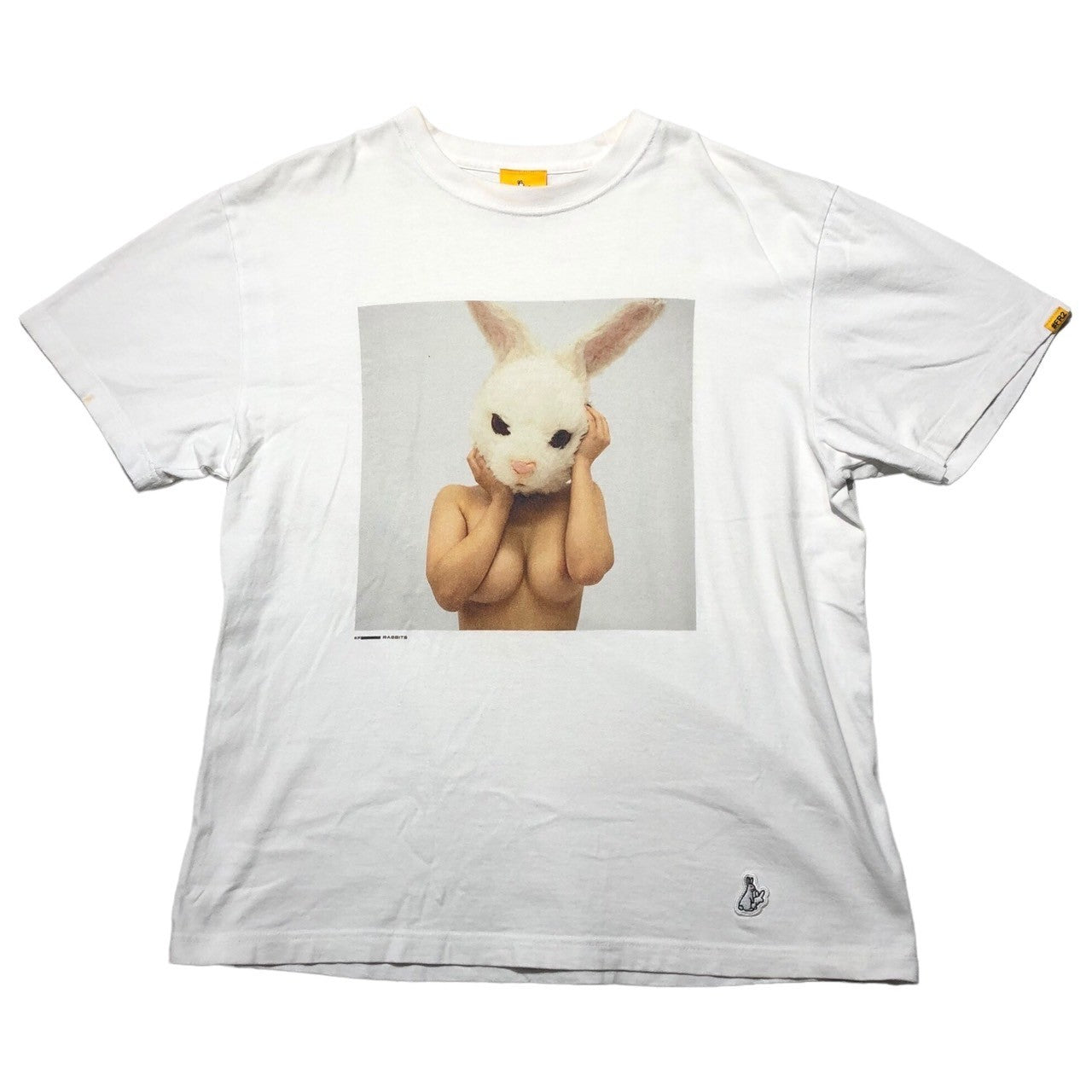 FR2(エフアールツー) 頭狂色情兎 セクシー プリント Tシャツ M 