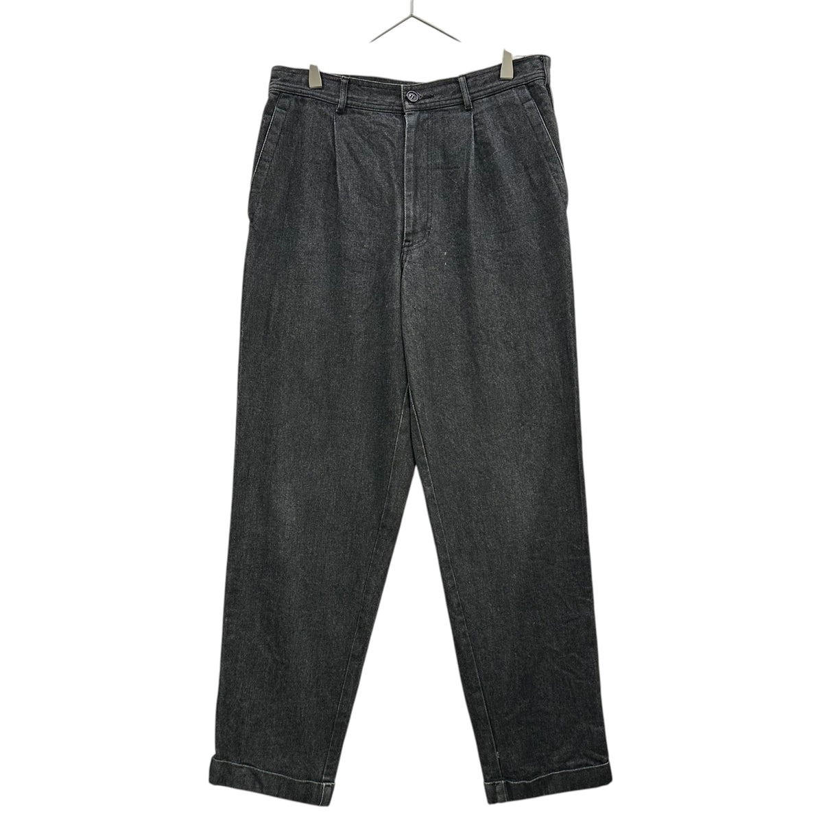 COMME des GARCONS HOMME PLUS(コムデギャルソンオムプリュス) 1999SS Basic Tapered Black Denim Pants ベーシック テーパード ブラック デニム パンツ PP-04053L L ブラック AD1998 90s アーカイブ