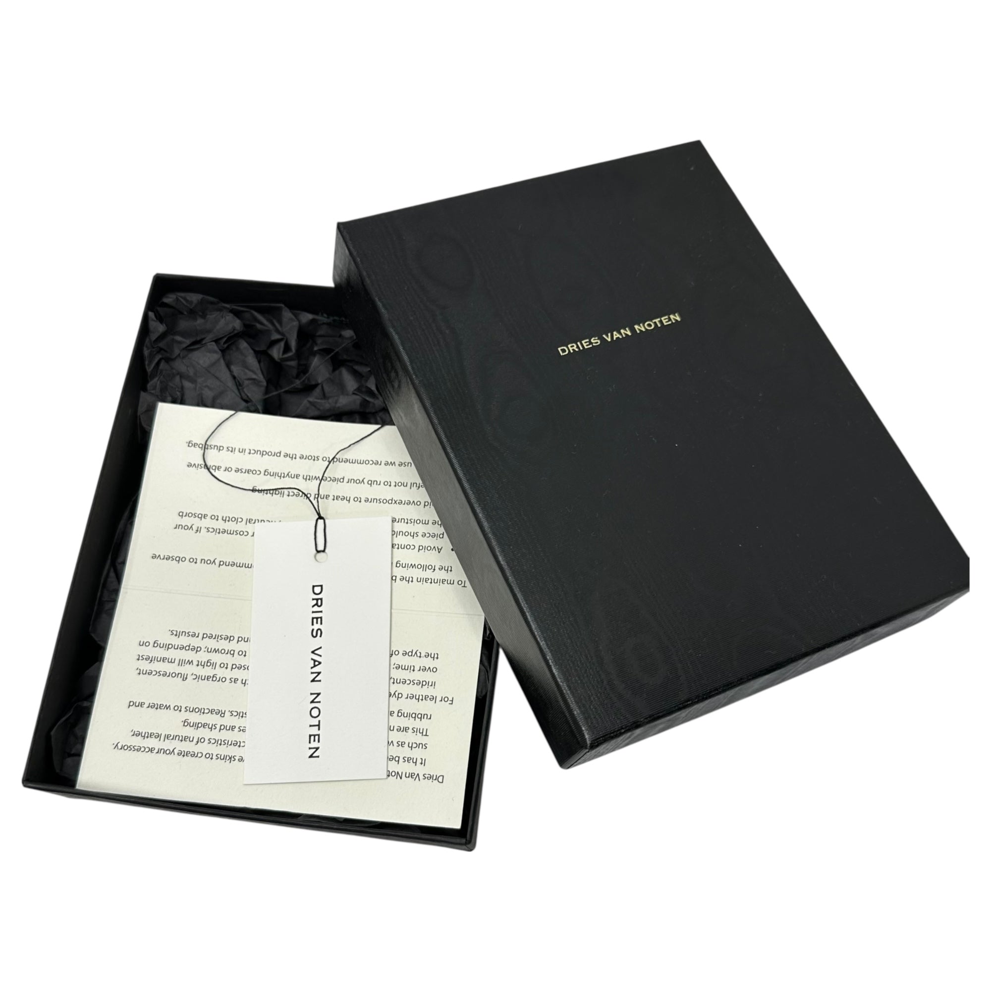 DRIES VAN NOTEN(ドリスヴァンノッテン) W.L.C.CASE 二つ折り カードケース 232-012103-105-202 ONE イエロー 財布 ウェレット 箱付