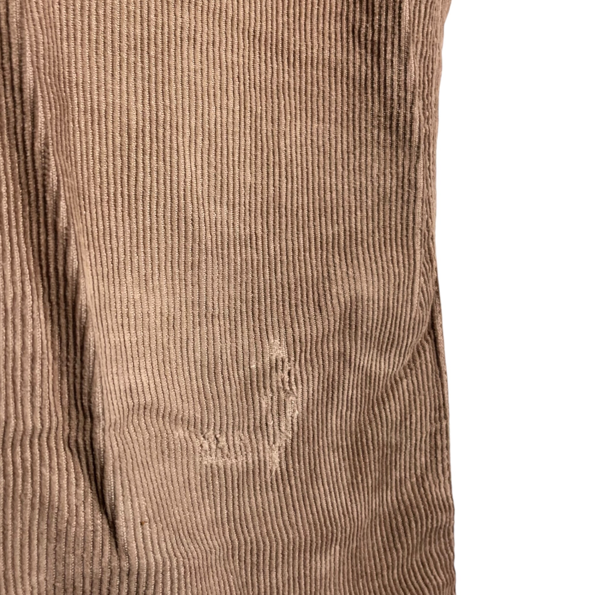 DOLCE&GABBANA(ドルチェ&ガッバーナドルガバ) Back plate corduroy pants バックプレート ロゴ コーデュロイ パンツ G3Y4ED G8368 46(M程度) ブラウン