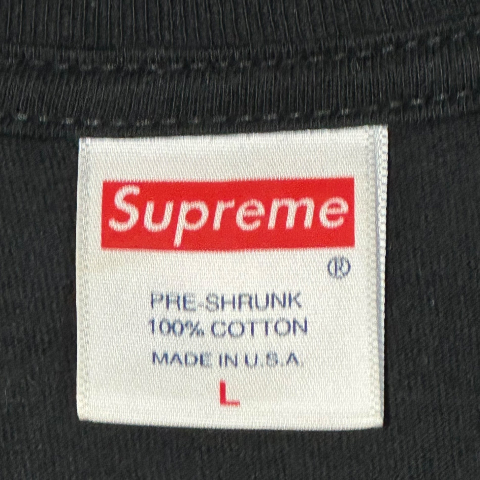 SUPREME(シュプリーム) 19SS Supreme Buju Banton Tee ブシュバントン フォトプリント 半袖 Tシャツ L ブラック