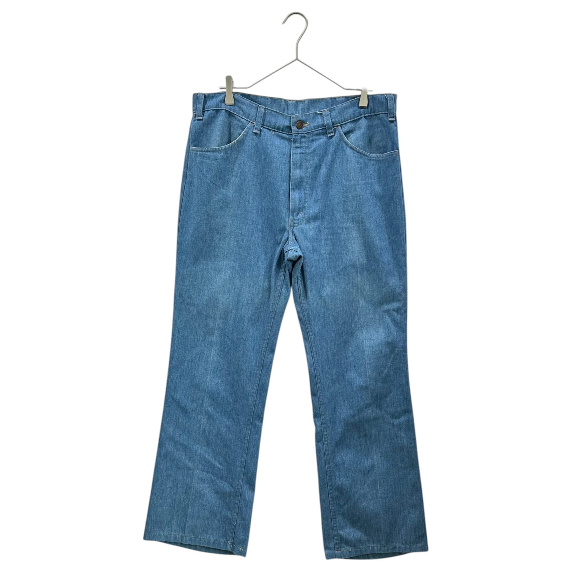 Levi's(リーバイス) 80's Slim Bootcut Denim Pants 80年代 スリム ブーツカット デニム パンツ 40547 W38 ライトインディゴ FOR MENライン TALON42 1980年9月製造 ヴィンテージ
