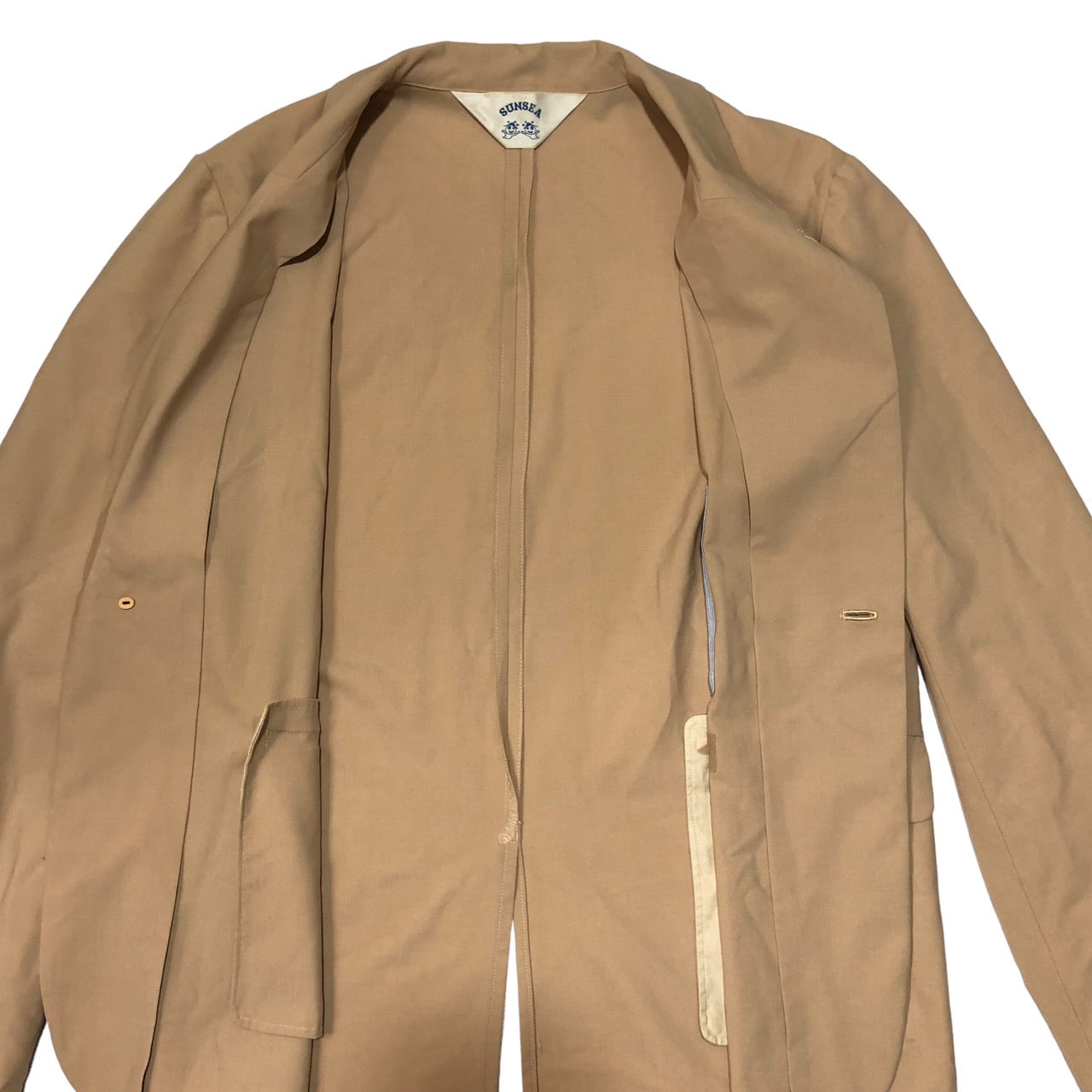 SUNSEA(サンシー) 17SS SNM-G SET UP/スーパーナイスマテリアルゴッドセットアップ SIZE JKT:3 PNT:2 ベージュ