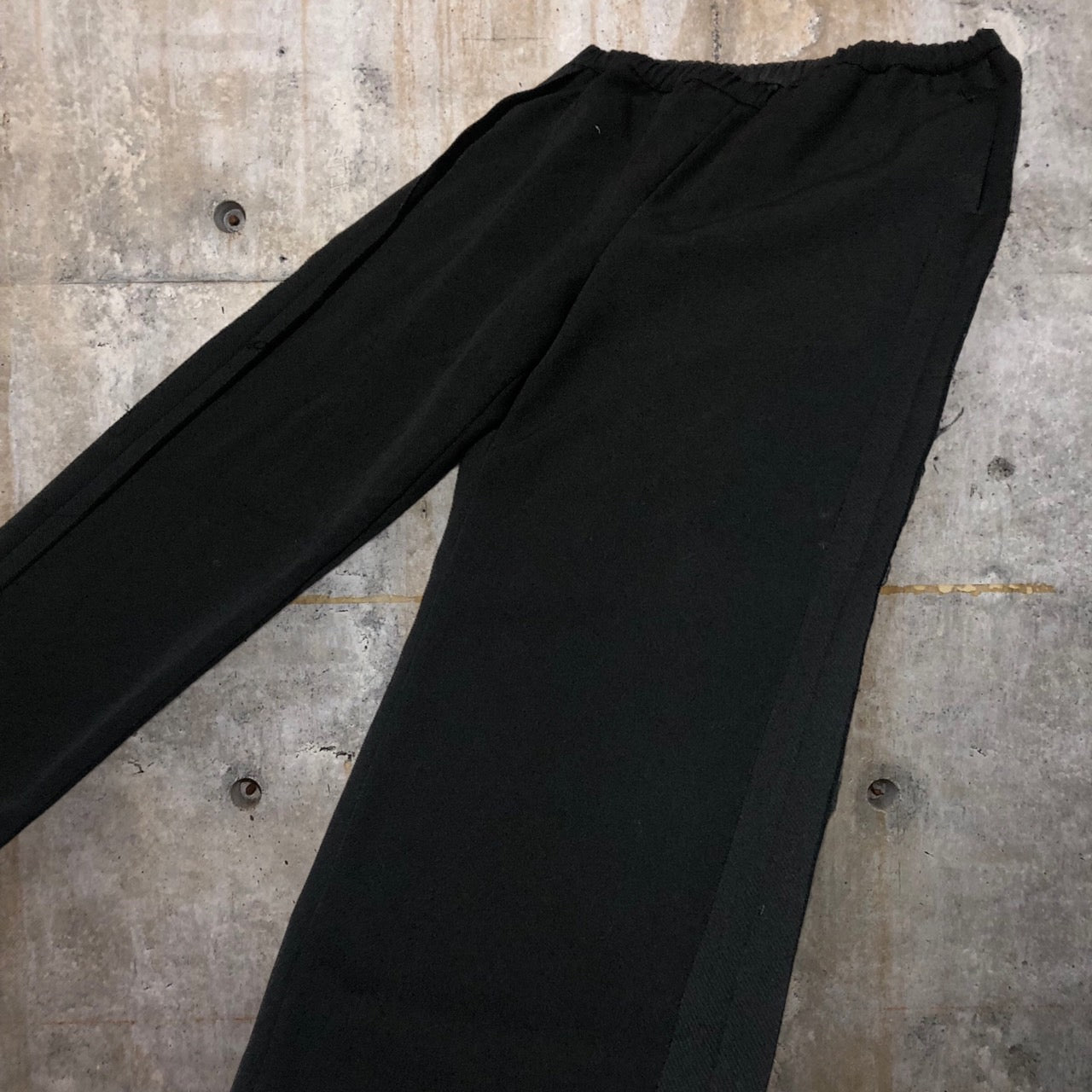 UNUSED(アンユーズド) 18AW WOOL EASY PANTS/ウールイージーパンツ UW0689 2 ブラック