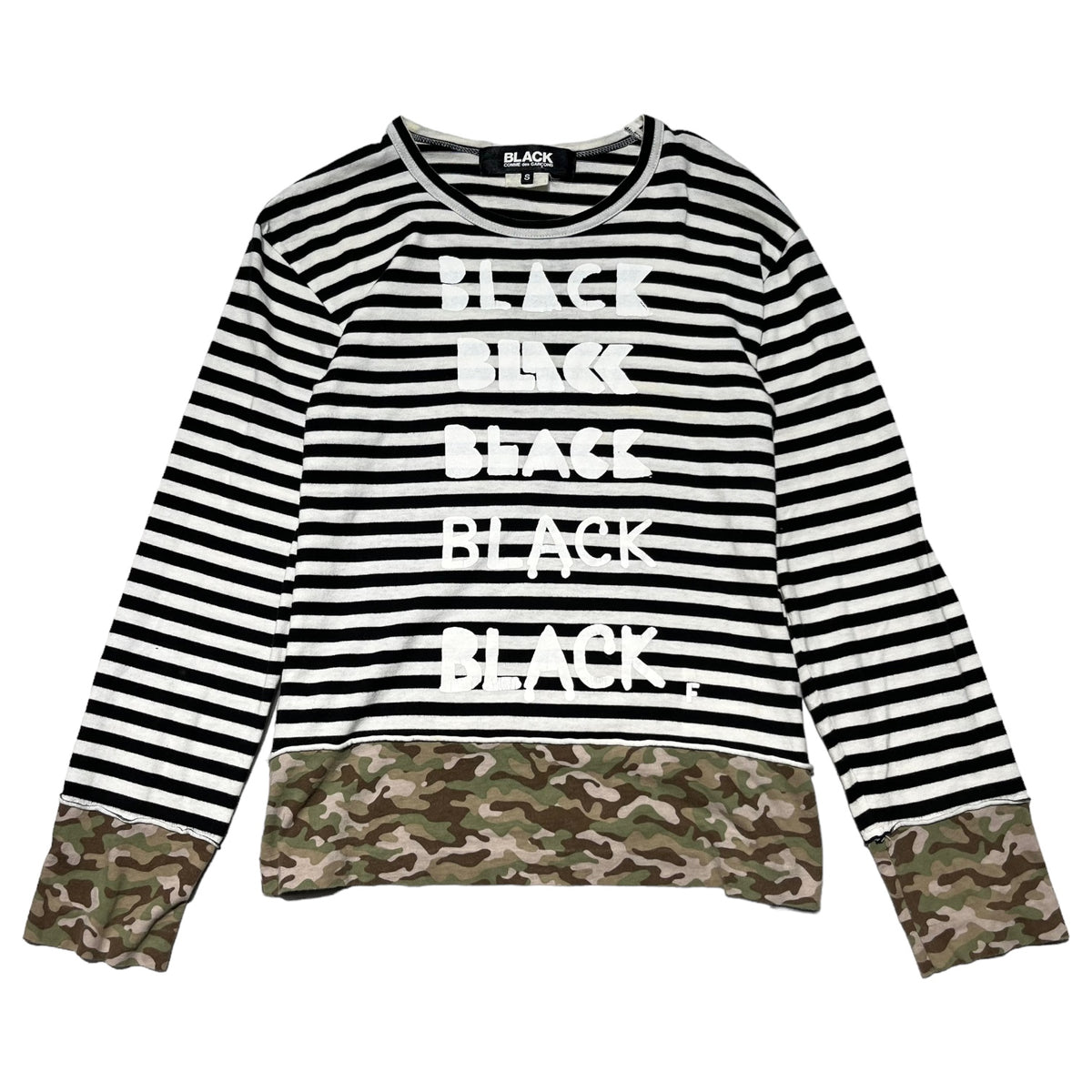 BLACK COMME des GARCONS(ブラックコムデギャルソン) 11AW Logo/border 