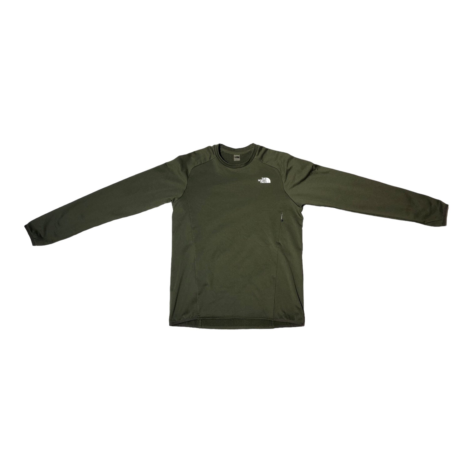 THE NORTH FACE(ノースフェイス) ロングスリーブ サーマル バーサ グリッド クルー NT61879 XL カーキ 長袖 カットソー Tシャツ