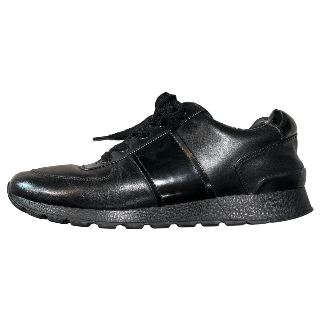 PRADA SPORT(プラダスポーツ) 00's centerline logo sneakers センター ライン ロゴ スニーカー 2718 6(25.5cm程度) ブラック テック