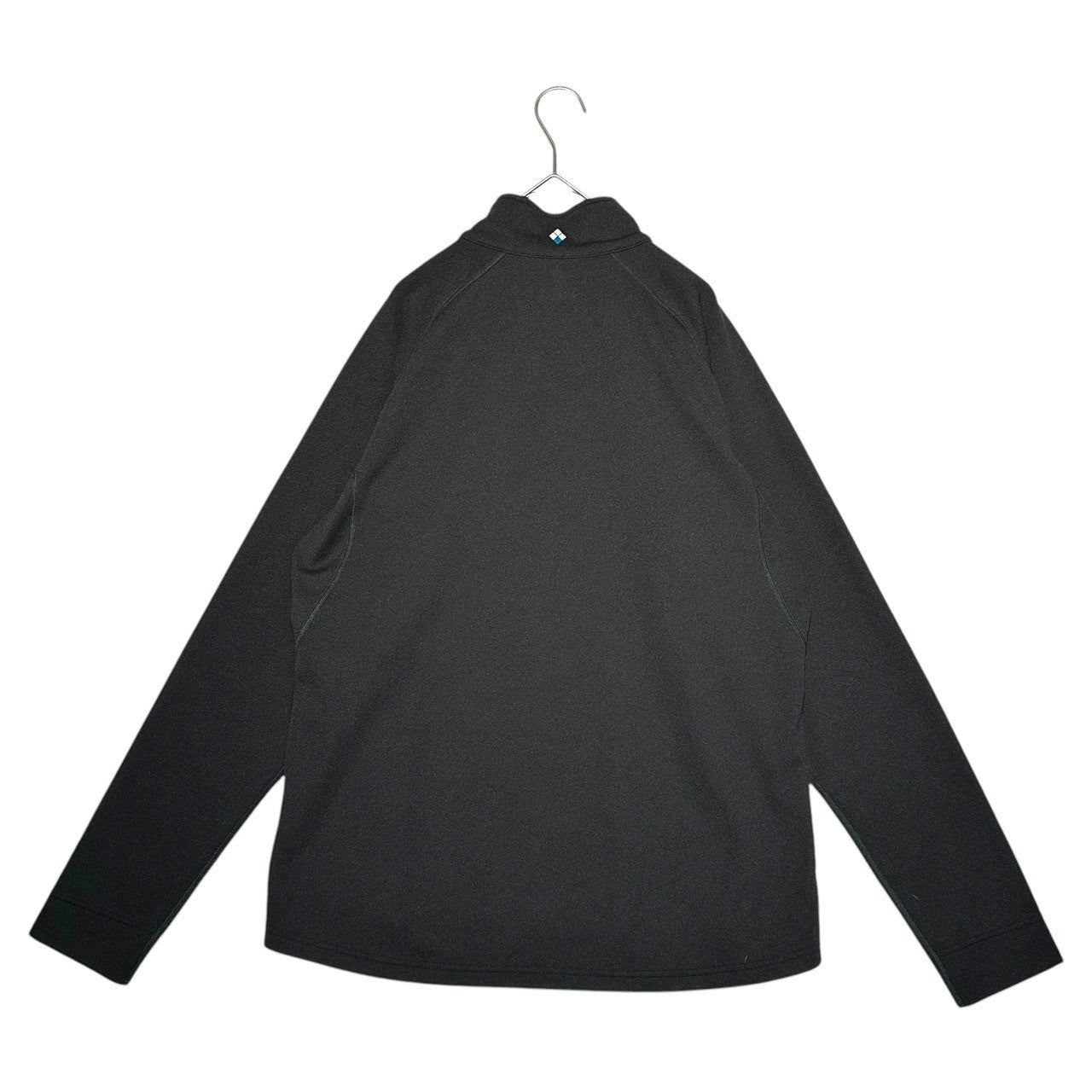 mont-bell(モンベル) Wickron ZEO Thermal Long Sleeve Zip Shirt ウイックロン ZEOサーマル ロングスリーブジップシャツ 1114272 L ブラック ハーフジップ カットソー アウトドア