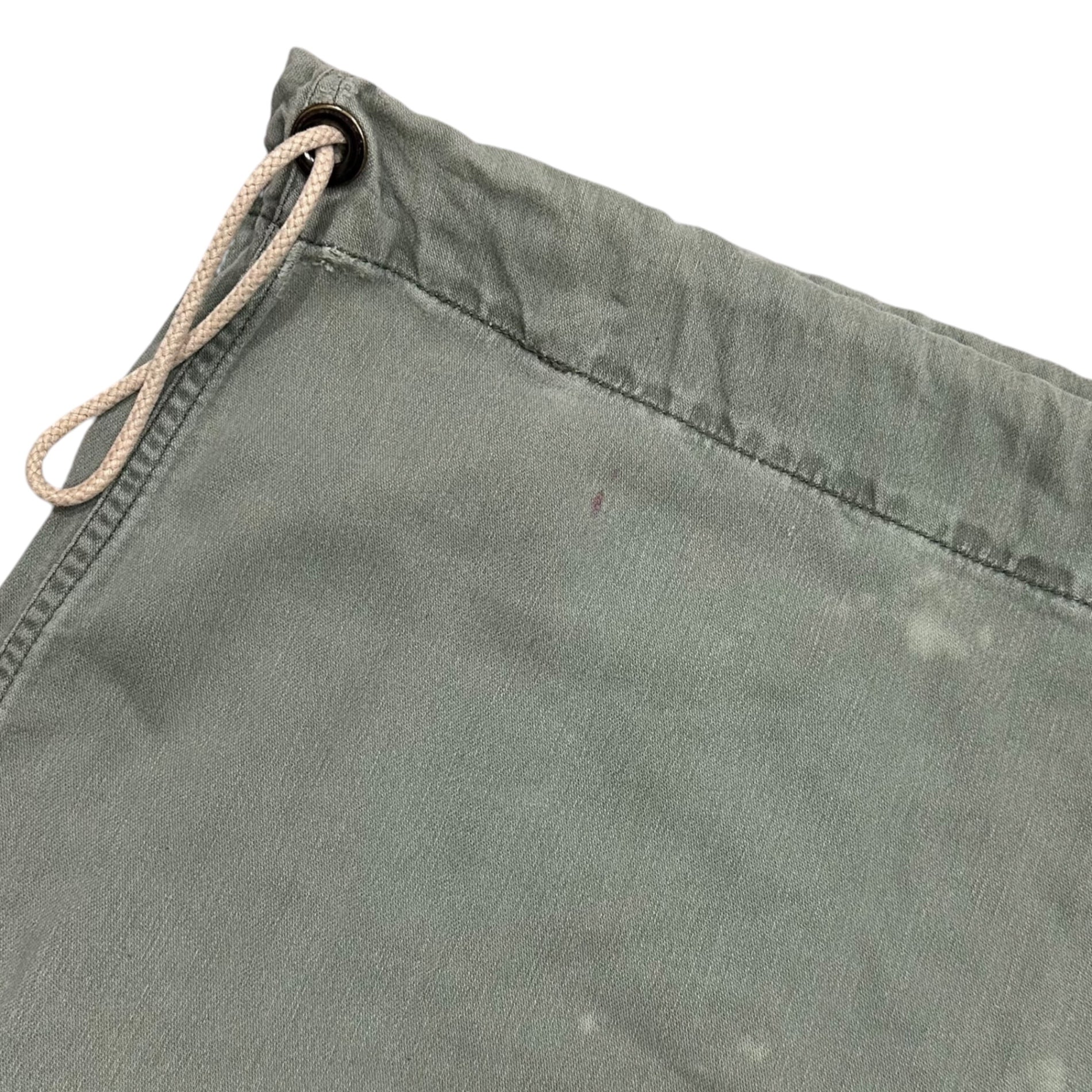 US ARMY(アメリカ軍) 1970'S BAG, BARRACK - WADE,V 1769 A/27 ランドリー バッグ オリーブ 推定70年代 バラック ステンシル DRMO W36B5B