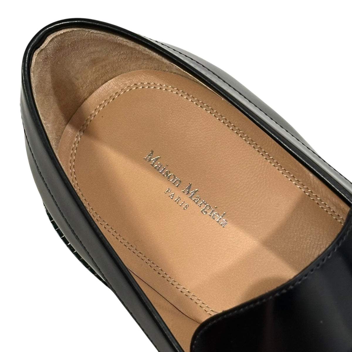 MAISON MARGIELA(メゾンマルジェラ) 2025AW TABI County Loafer 足袋 チャンキーソール ローファー S57WR0139 41 ブラック タビ