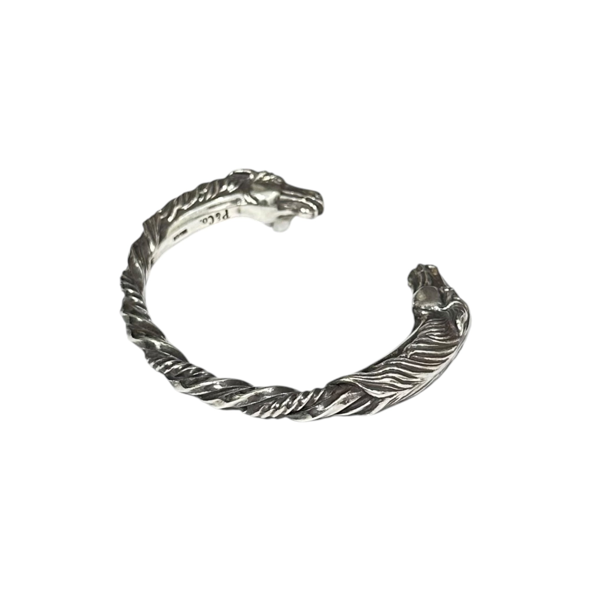 Peanuts&Co.(ピーナッツアンドカンパニー) HORSE TWIST BANGLE ホース ツイスト バングル シルバー SILVER