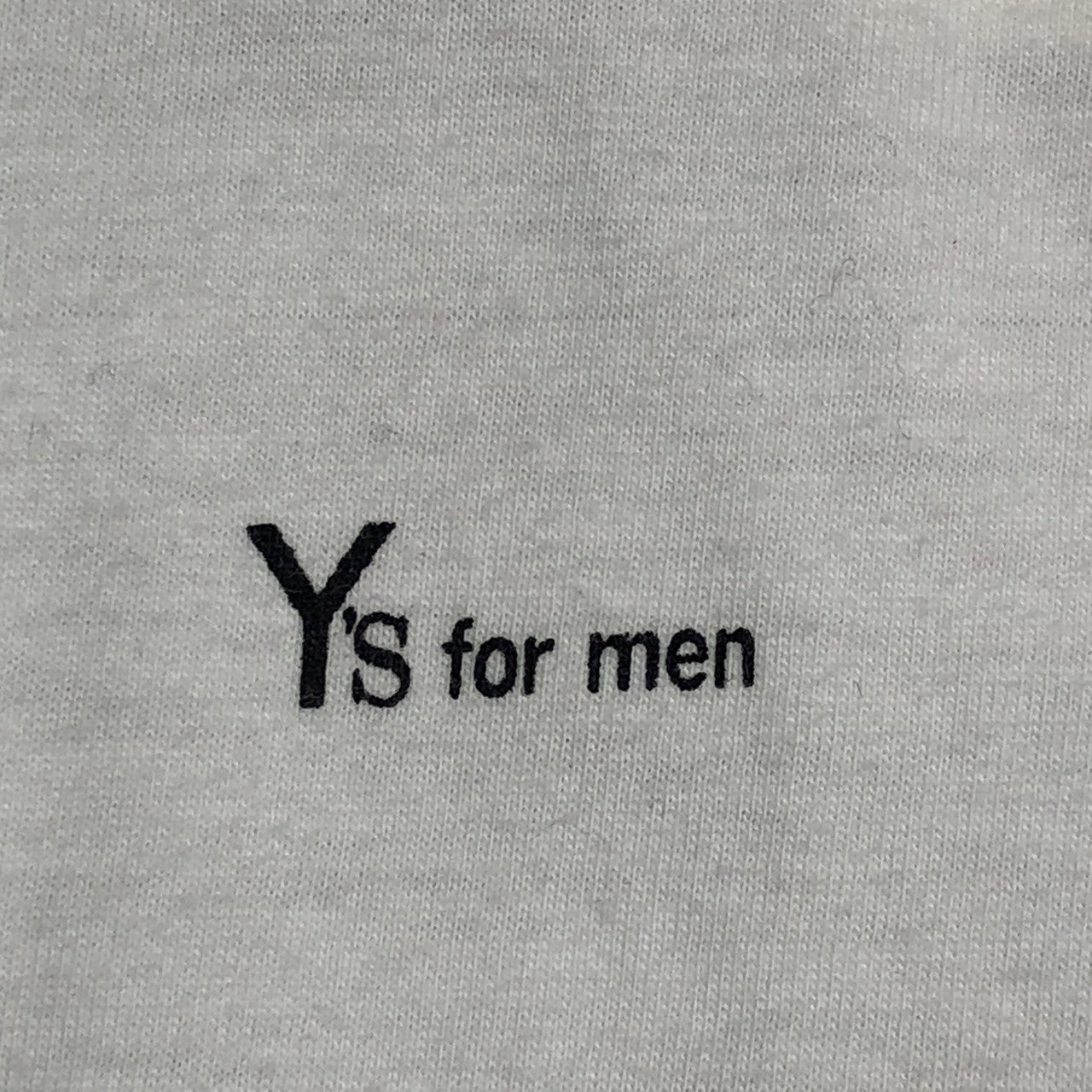 Y's for men(ワイズフォーメン) 90's Vintage one point logo long sleeve T-shirt ヴィンテージ ワンポイントロゴ ロングスリーブ Tシャツ 90年代 MT-T05-001 表記なし(FREE) ホワイト×ブラック