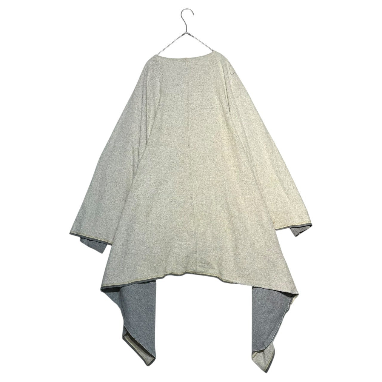 Maison Martin Margiela(メゾン マルタンマルジェラ) 12AW Zip-up sweat cape ジップアップ スウェット ケープ カーディガン S51GP0002 S グレー ①ライン