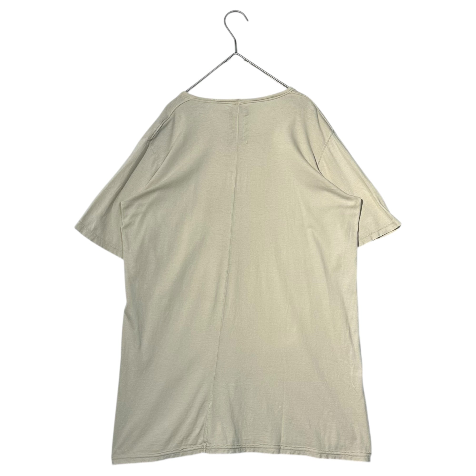 Rick Owens DRKSHDW(リックオウエンスダークシャドウ) 13SS Cotton Plain S/S T-Shirt コットン プレーン半袖 Tシャツ GMM-13N-6706-A DU5250/R S ベージュ カットソー