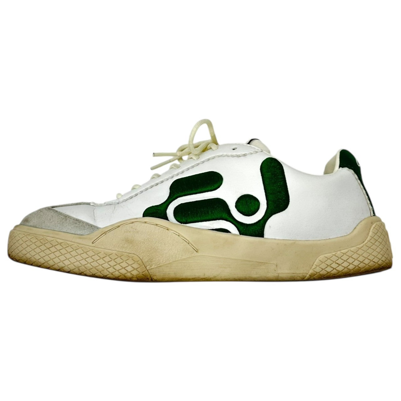 EYTYS(エイティーズ) Santos サントス 1513908 41(27cm程度) ホワイト×グリーン LOW-TOP sneakers ロゴ ローカット スニーカー