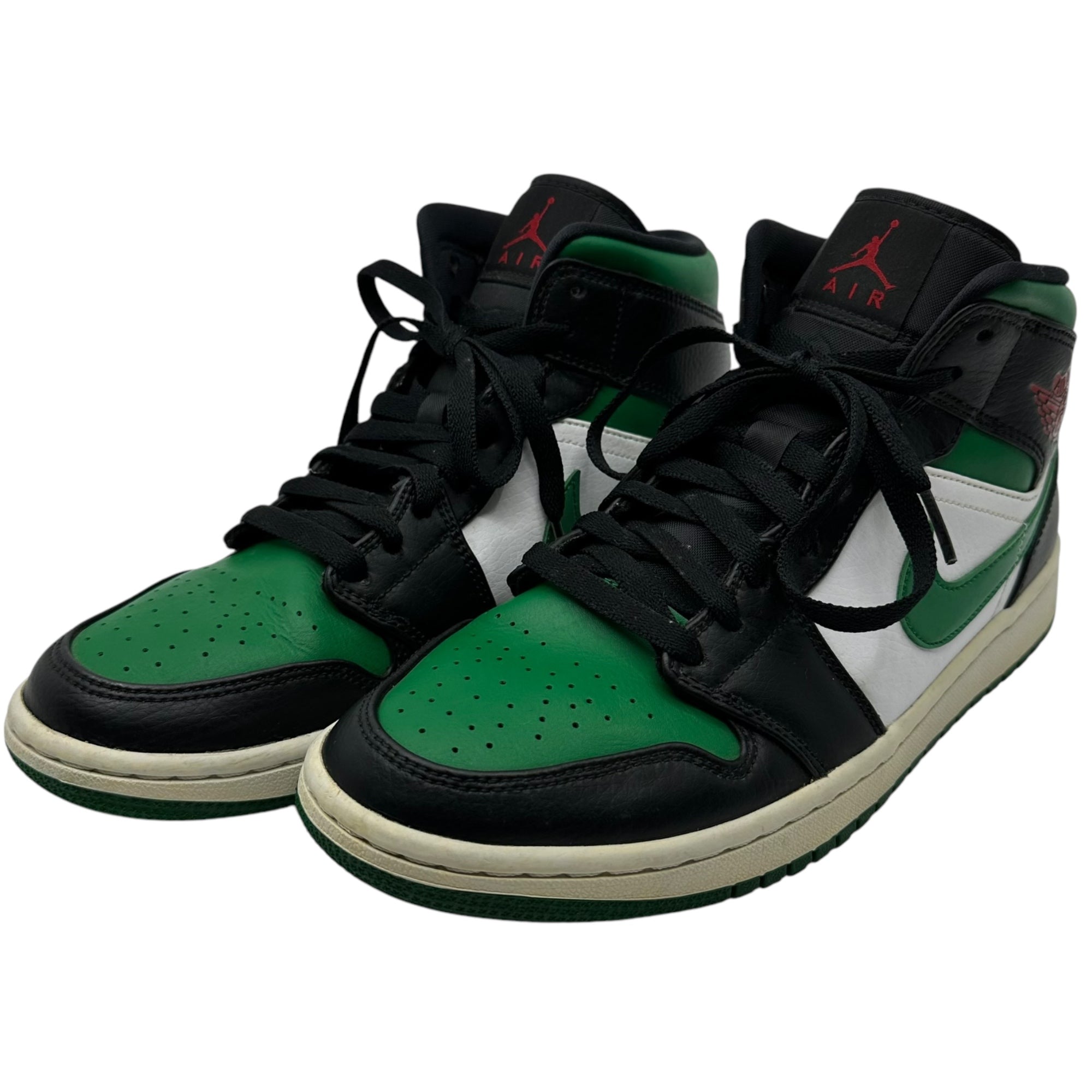 NIKE(ナイキ) AIR JORDAN 1 MID "PINE GREEN" エアジョーダン 1 ミッド 554724-067 27cm グリーン×ブラック ハイカット スニーカー