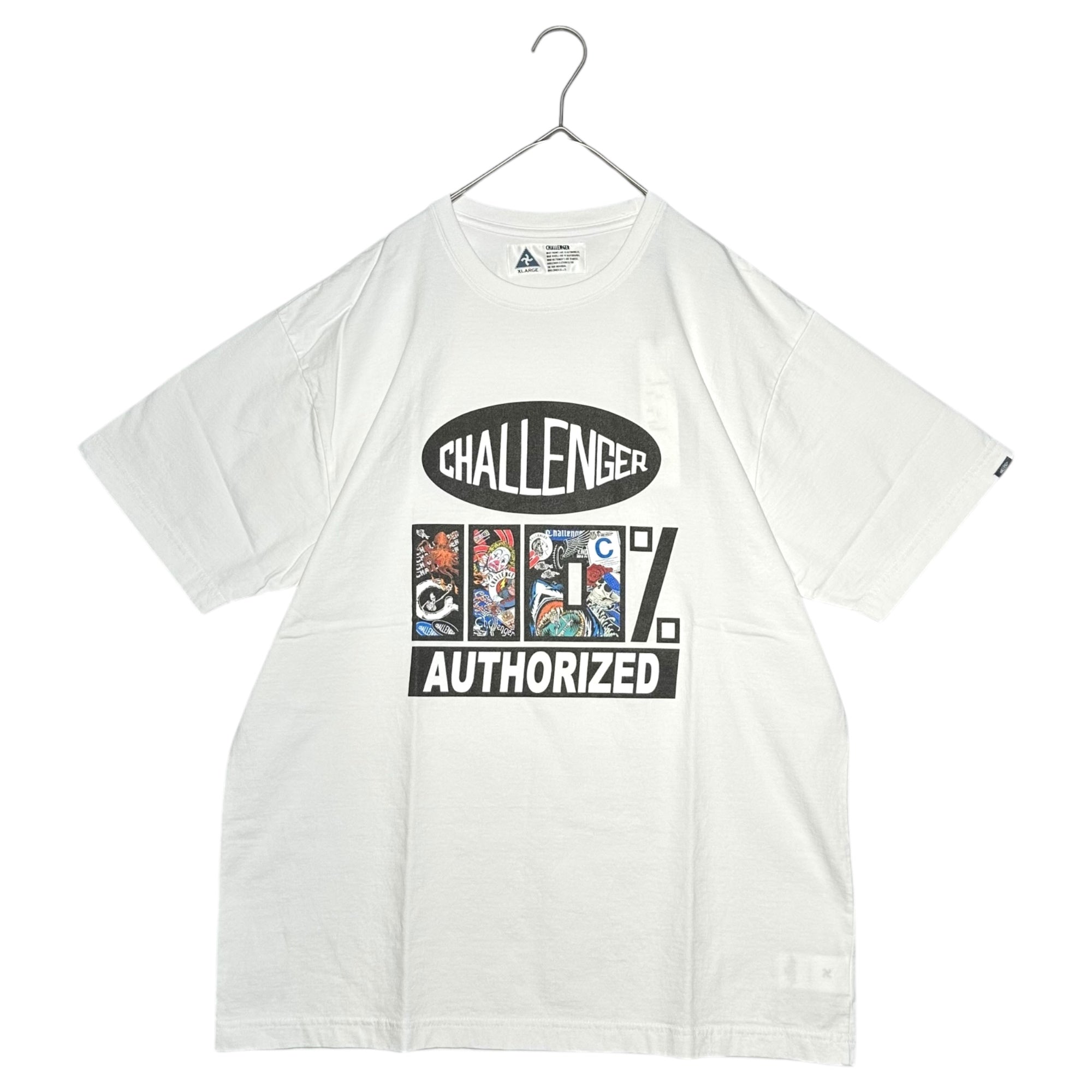 CHALLENGER(チャレンジャー) 15th ANNIVERSARY POP-UP限定 AUTHORIZED TEE 15周年 ポップアップ限定 Tシャツ CLG-TS 024-037 XL ホワイト×ブラック×マルチカラー “ROC” Ruins of CHALLENGER-