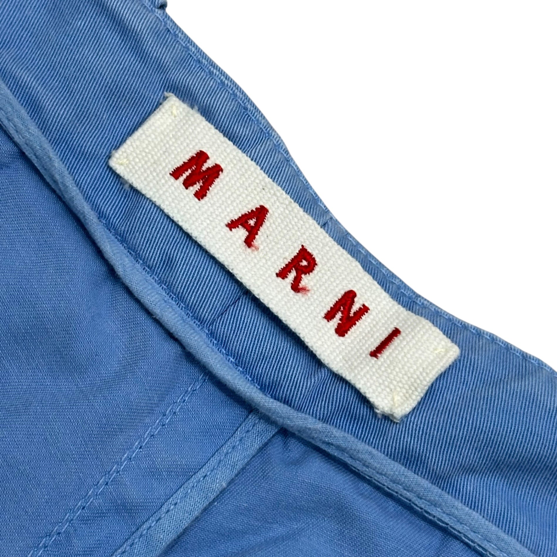 MARNI(マルニ) Cotton Pants コットン パンツ 46 ブルー