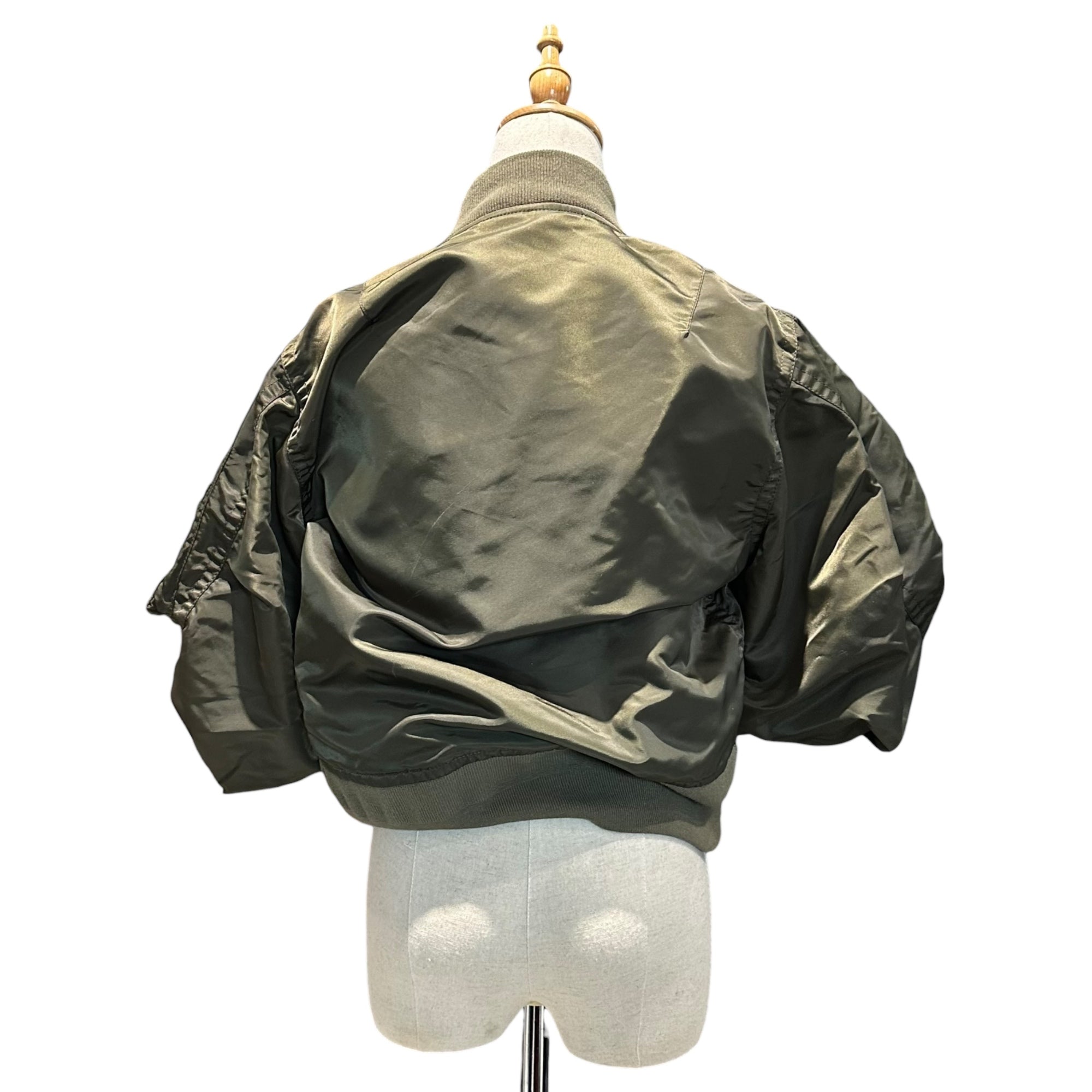 sacai(サカイ) 22SS Nylon Twill Short Bomber Jacket ナイロンツイル ショート ボンバー ジャケット 22-06062 1(S程度) セージグリーン