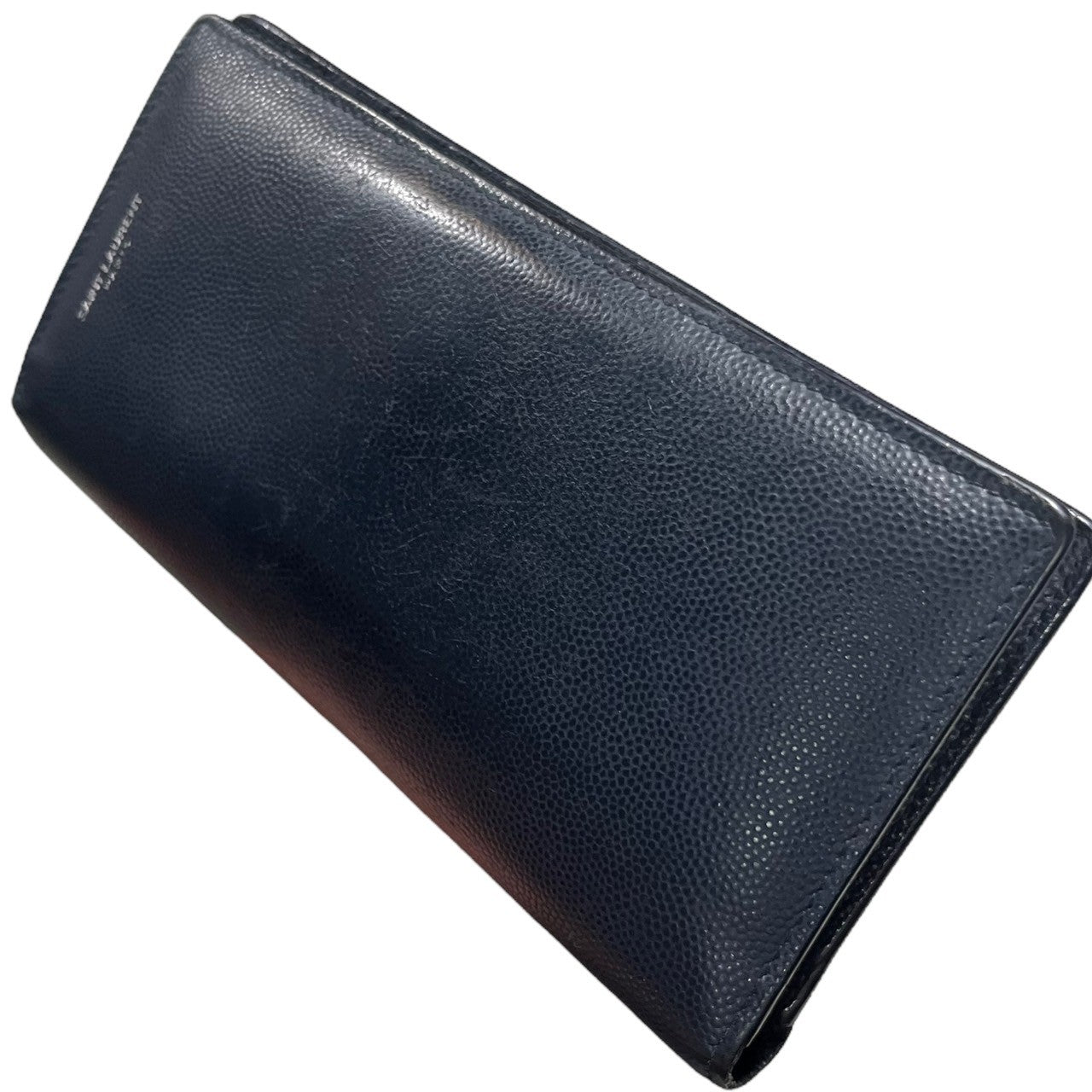 SAINT LAURENT(サンローラン) continental wallet コンチネンタルウォレット 396308 ネイビー 2つ折り財布 長財布