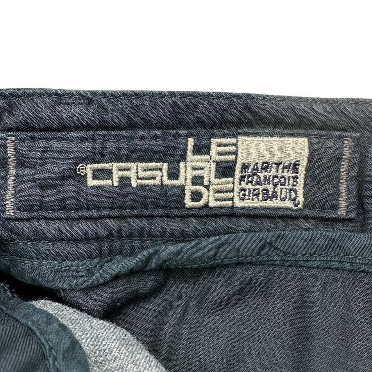 MARITHE FRANCOIS GIRBAUD(マリテフランソワジルボー) 00's Tapered Cropped Pants テーパード クロップド パンツ F6-2727 L ネイビー