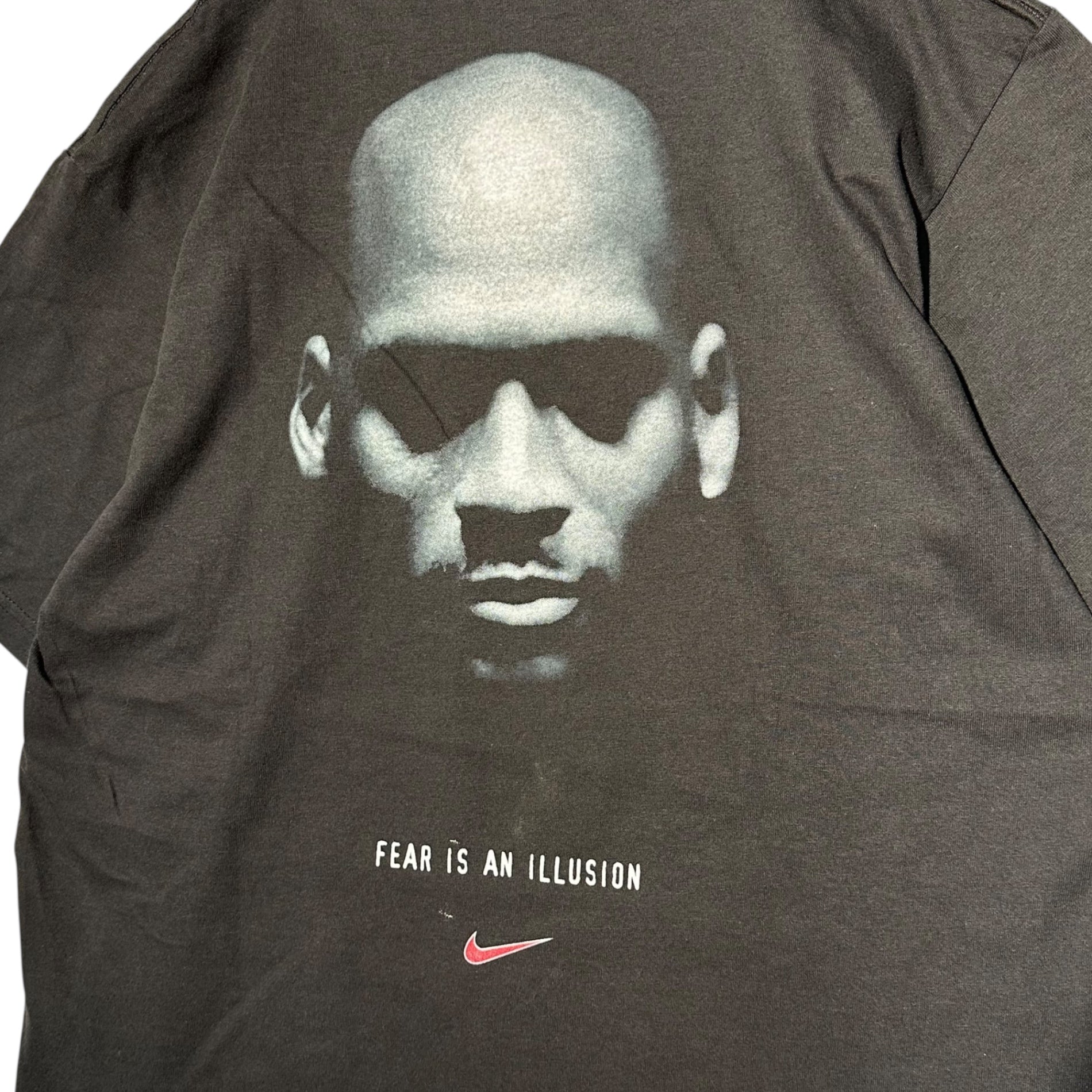 NIKE(ナイキ) 90's JORDAN FEAR IS AN ILLUSION ジョーダン フェイス Tシャツ 662854-010 M ブラック 90年代 ヴィンテージ デッドストック