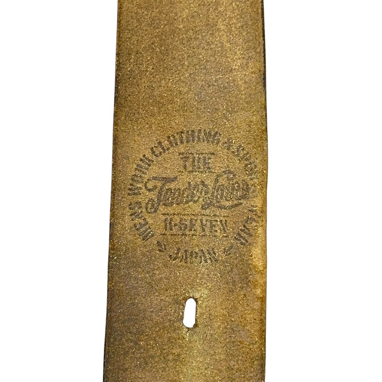 TENDERLOIN(テンダーロイン) HTC T-STUD BELT スタッズ レザー ベルト 本革 36 ブラウン×シルバー 廃番ブランド 稀少品