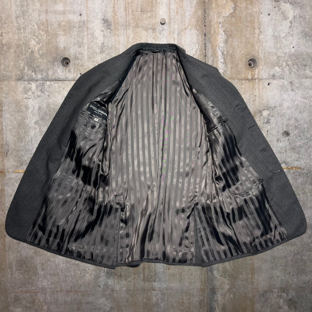 DOLCE&GABBANA(ドルチェ&ガッバーナドルガバ) 90's4Bセットアップジャケット 48(Lサイズ程度) ブラウン