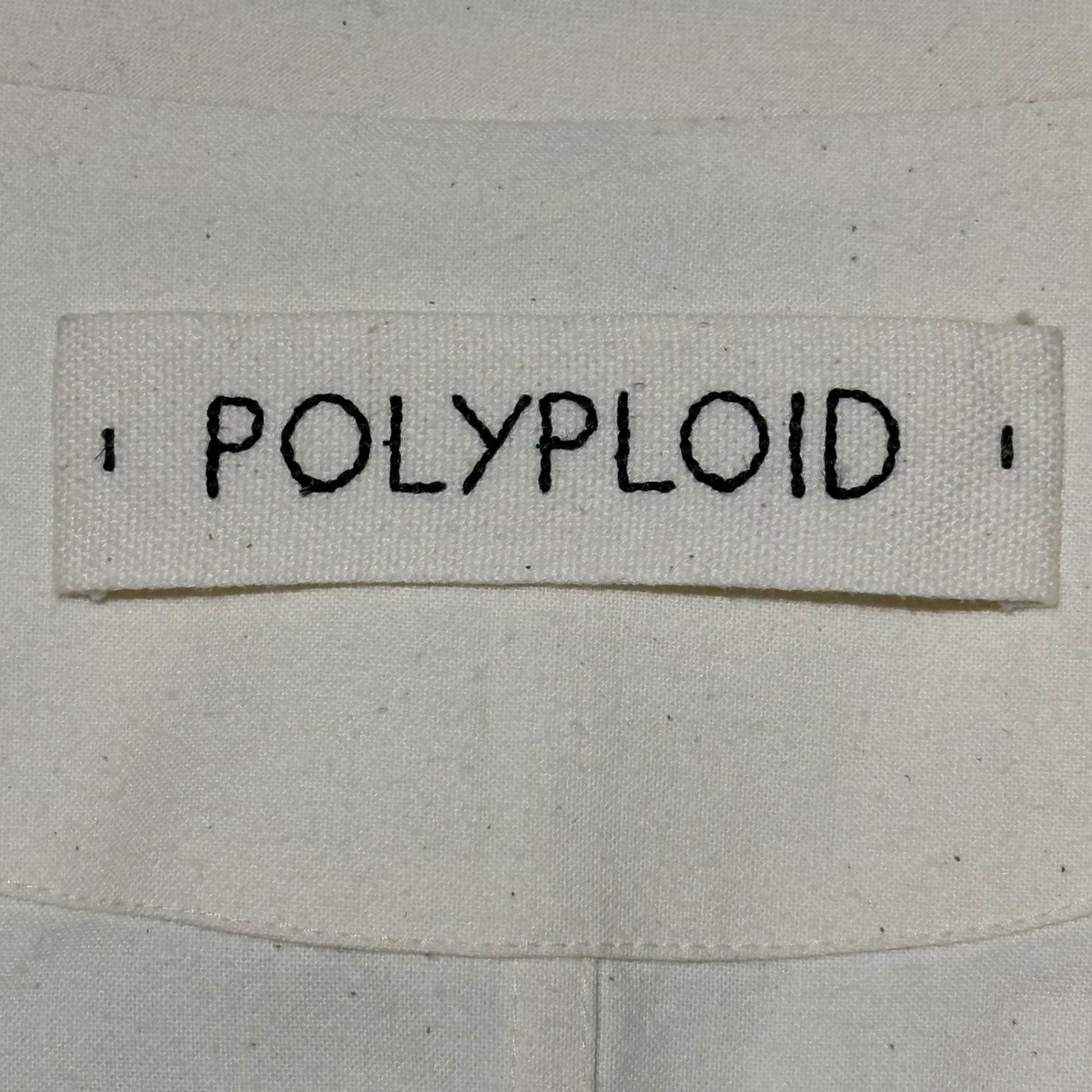 POLYPLOID(ポリプロイド) WORKWEAR JACKET -A- ワークウェア ジャケット Aタイプ コットン シャツジャケット アシンメトリー 08-A-08 WWJK 3(M) アイボリー 定番人気商品