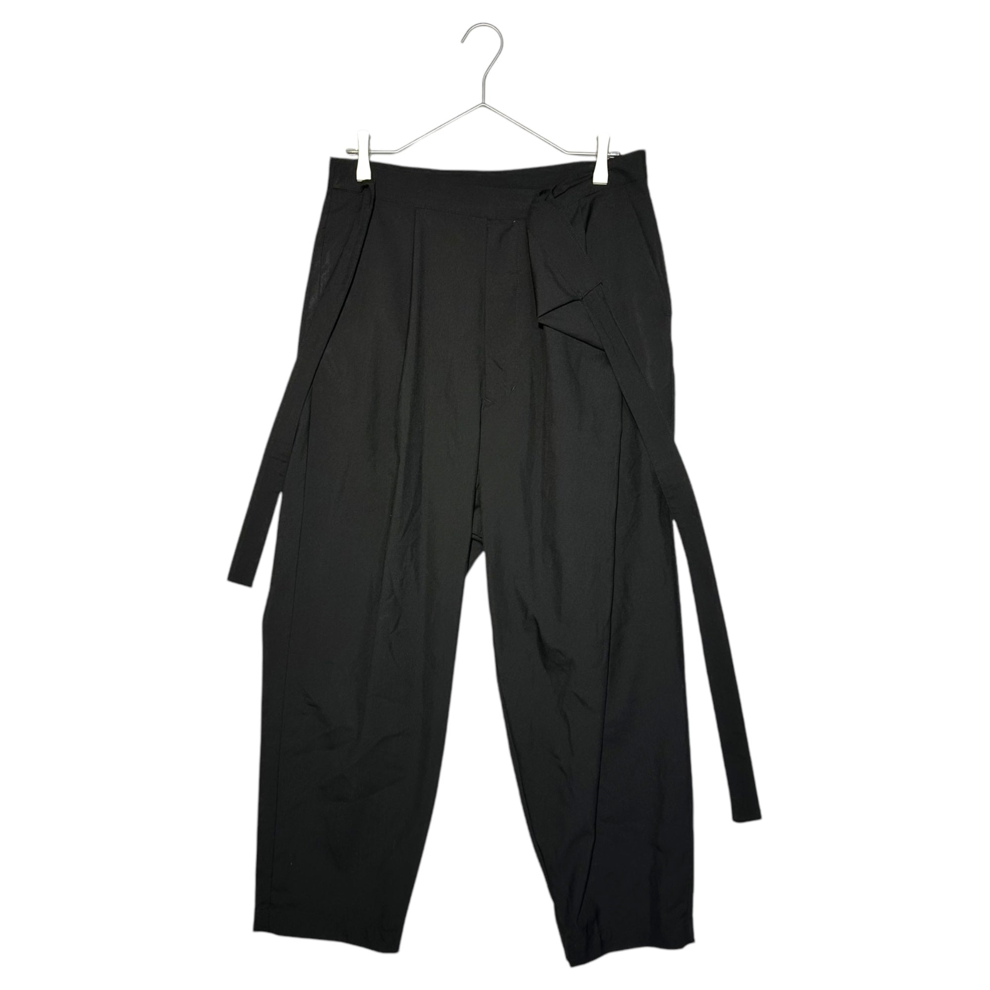 ROBES&CONFECTIONS(ローブスアンドコンフェクションズ) wraparound pants ラップ パンツ ARC-P05-100 3 ブラック スラックス ウール